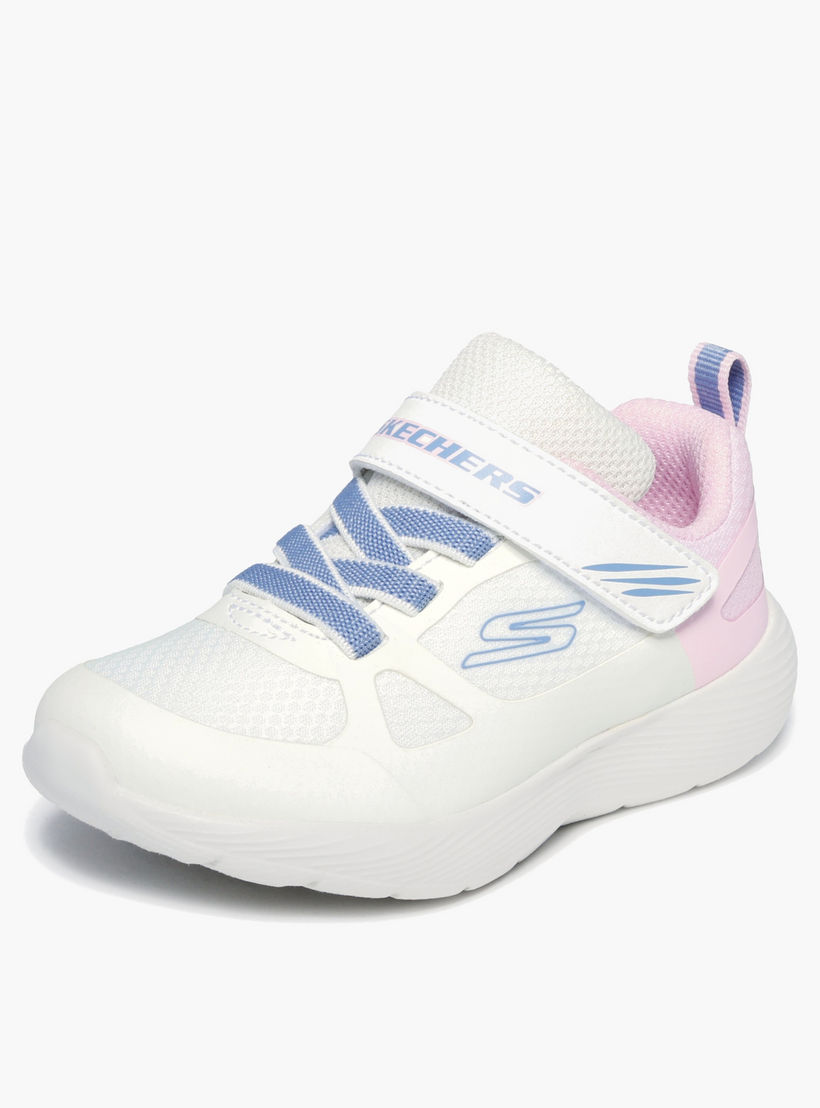 Skechers Girls DYNA-LITE Hook & Loop Sports Shoes-baby-girls-shoes-closedshoes-image-3