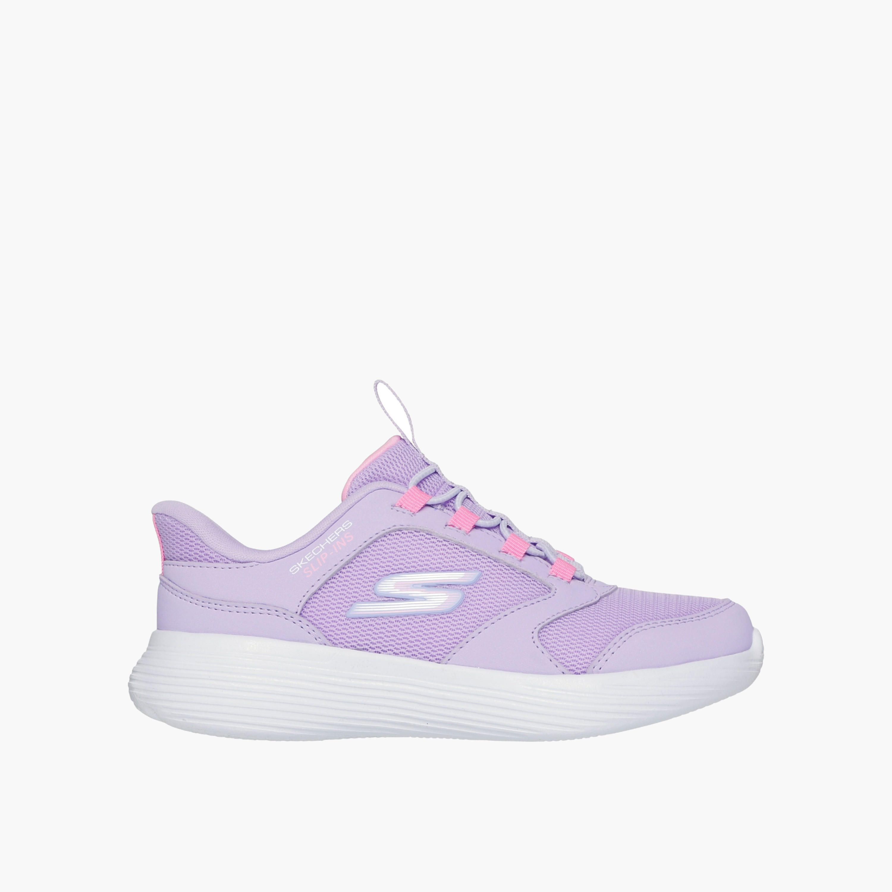 Skechers Girls GO RUN 400 V2 Panelled Lace-up Sports Running Shoes-girls-shoes-sneakers-image-1