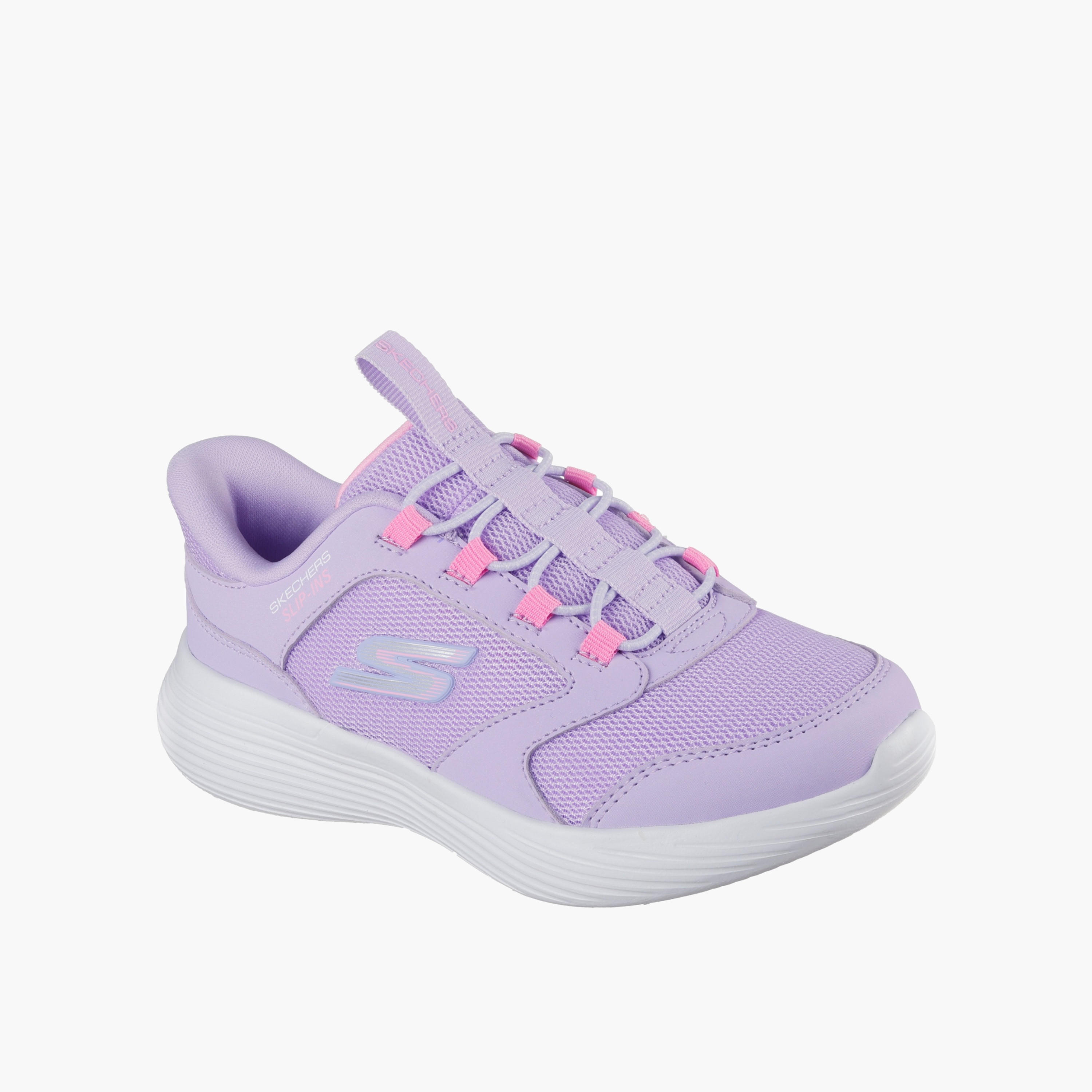 Skechers Girls GO RUN 400 V2 Panelled Lace-up Sports Running Shoes-girls-shoes-sneakers-image-4