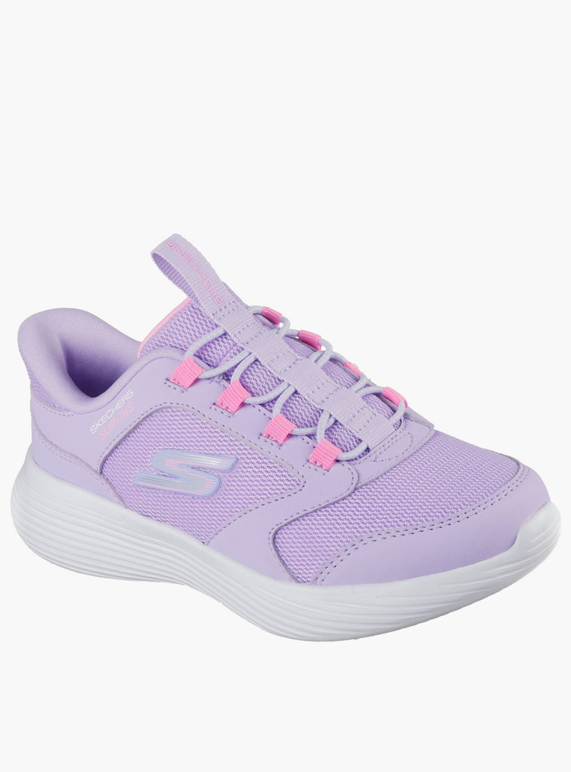 Skechers Girls GO RUN 400 V2 Panelled Lace-up Sports Running Shoes-girls-shoes-sneakers-image-4