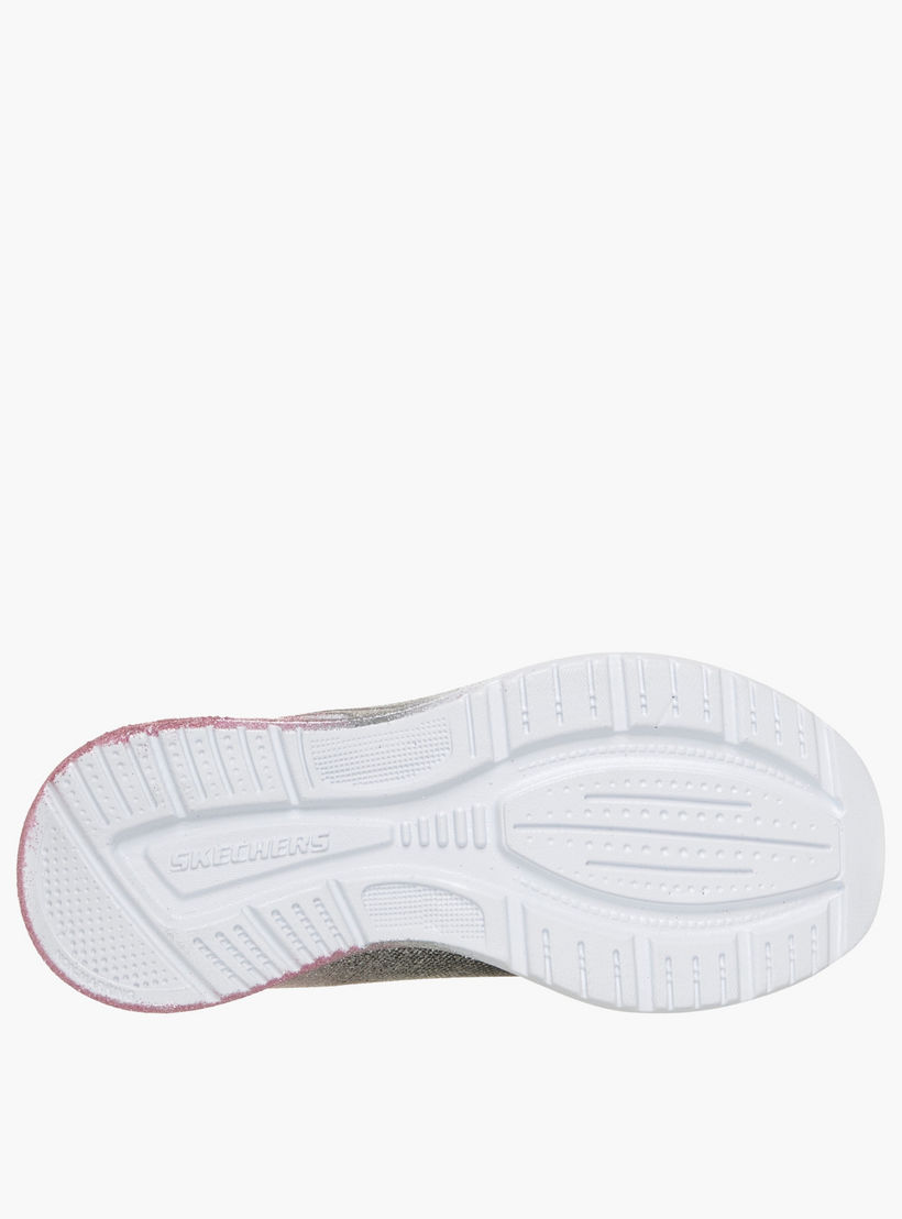 Skechers Girls MICROSPEC MAX ADVANCE Hook & Loop Sports Shoes-girls-shoes-sneakers-image-4