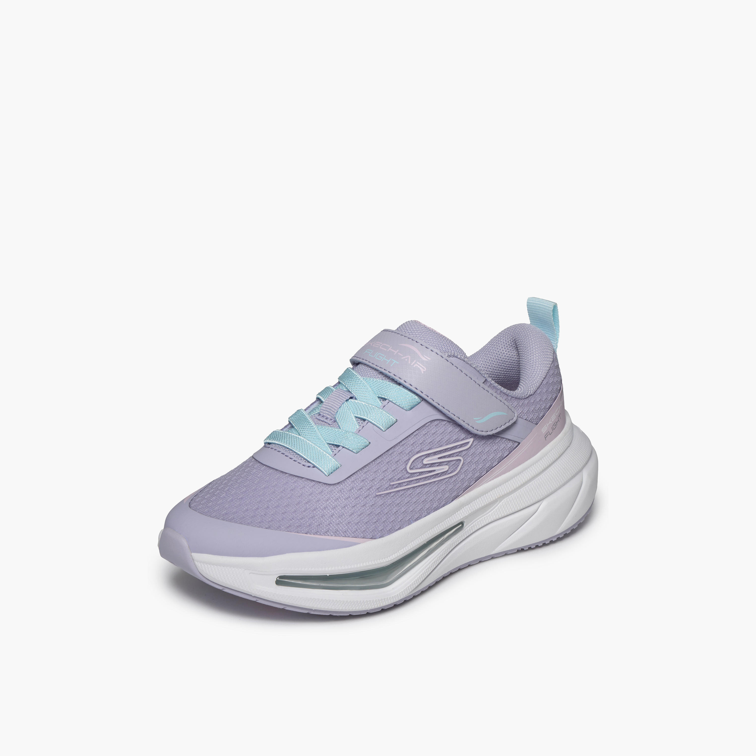 Skechers Girls SKECH-AIR FLIGHT Hook & Loop Sneakers - 303880L-LAV-CP-girls-shoes-sneakers-image-4