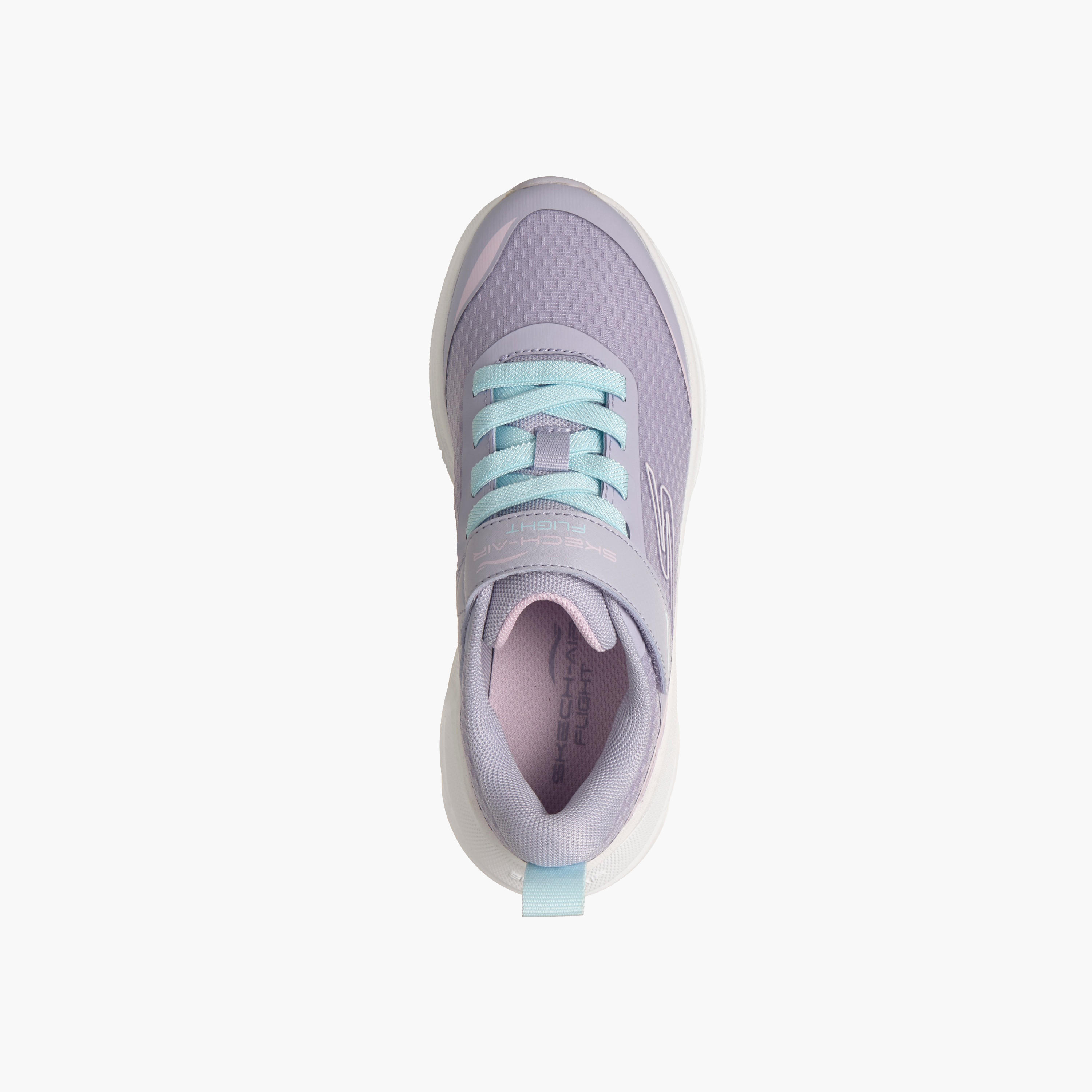 Skechers Girls Logo Hook & Loop Sports Shoes-sports-girls-shoes-image-2
