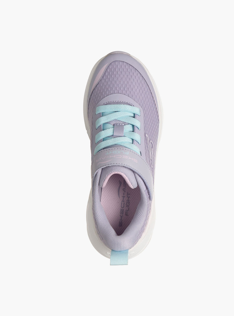 Skechers Girls Logo Hook & Loop Sports Shoes-sports-girls-shoes-image-2