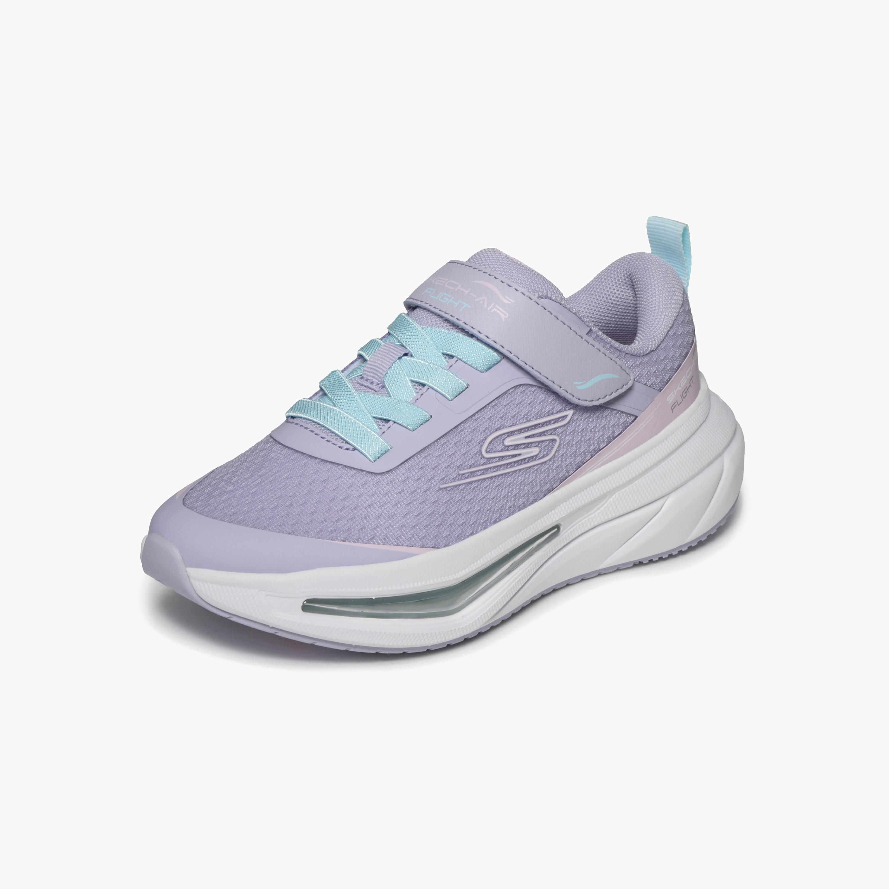 Skechers Girls Logo Hook & Loop Sports Shoes-sports-girls-shoes-image-3
