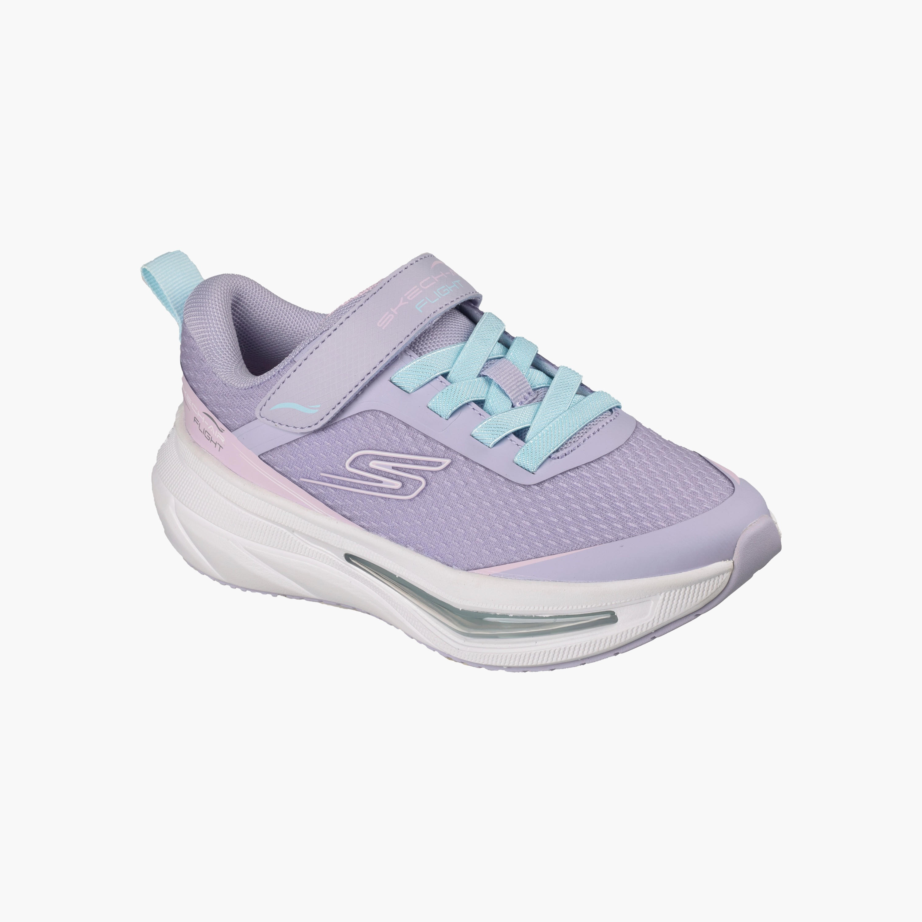 Skechers Girls Logo Hook & Loop Sports Shoes-sports-girls-shoes-image-5