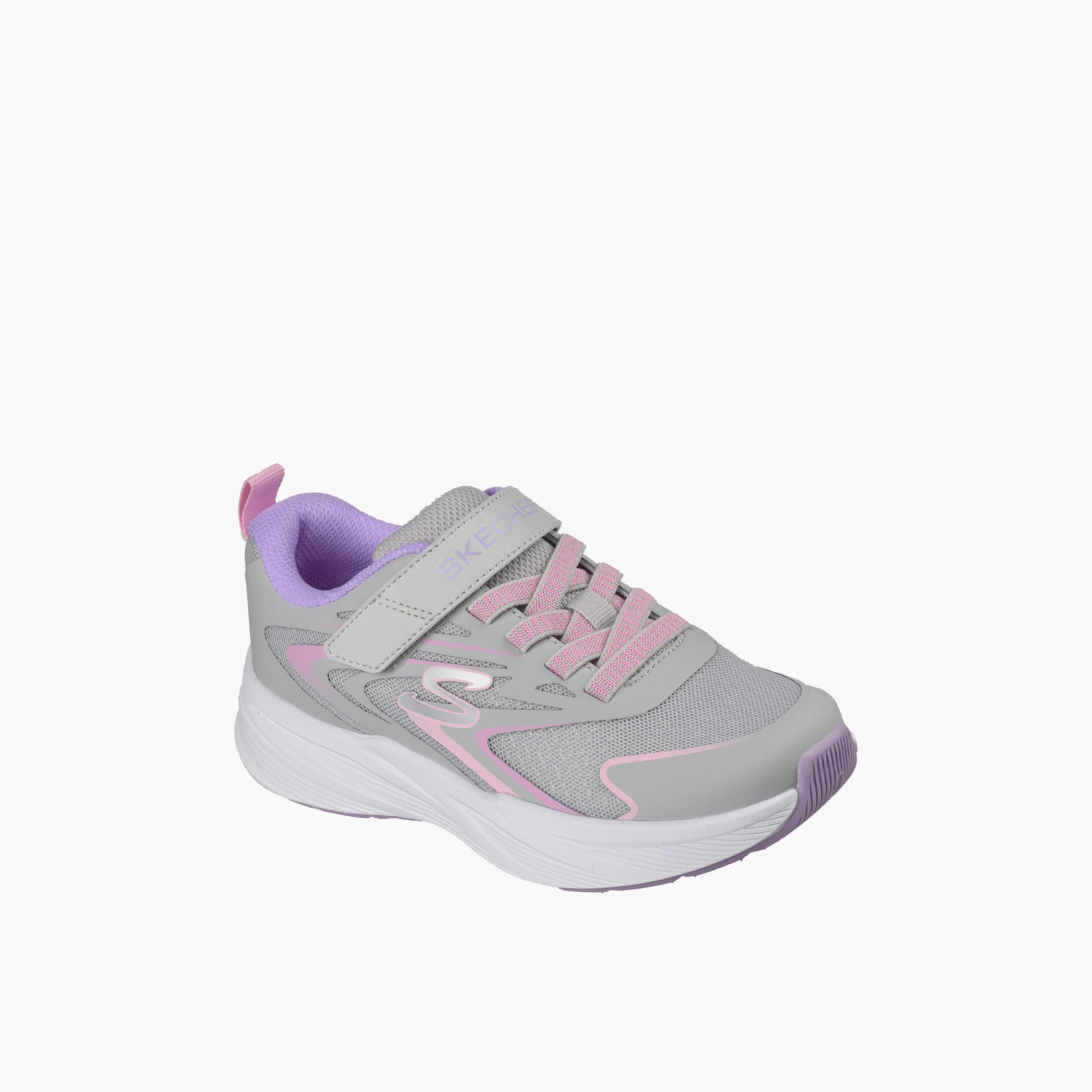 Skechers Girls MICROSPEC TREAD Hook & Loop Sneakers-girls-shoes-sneakers-image-1