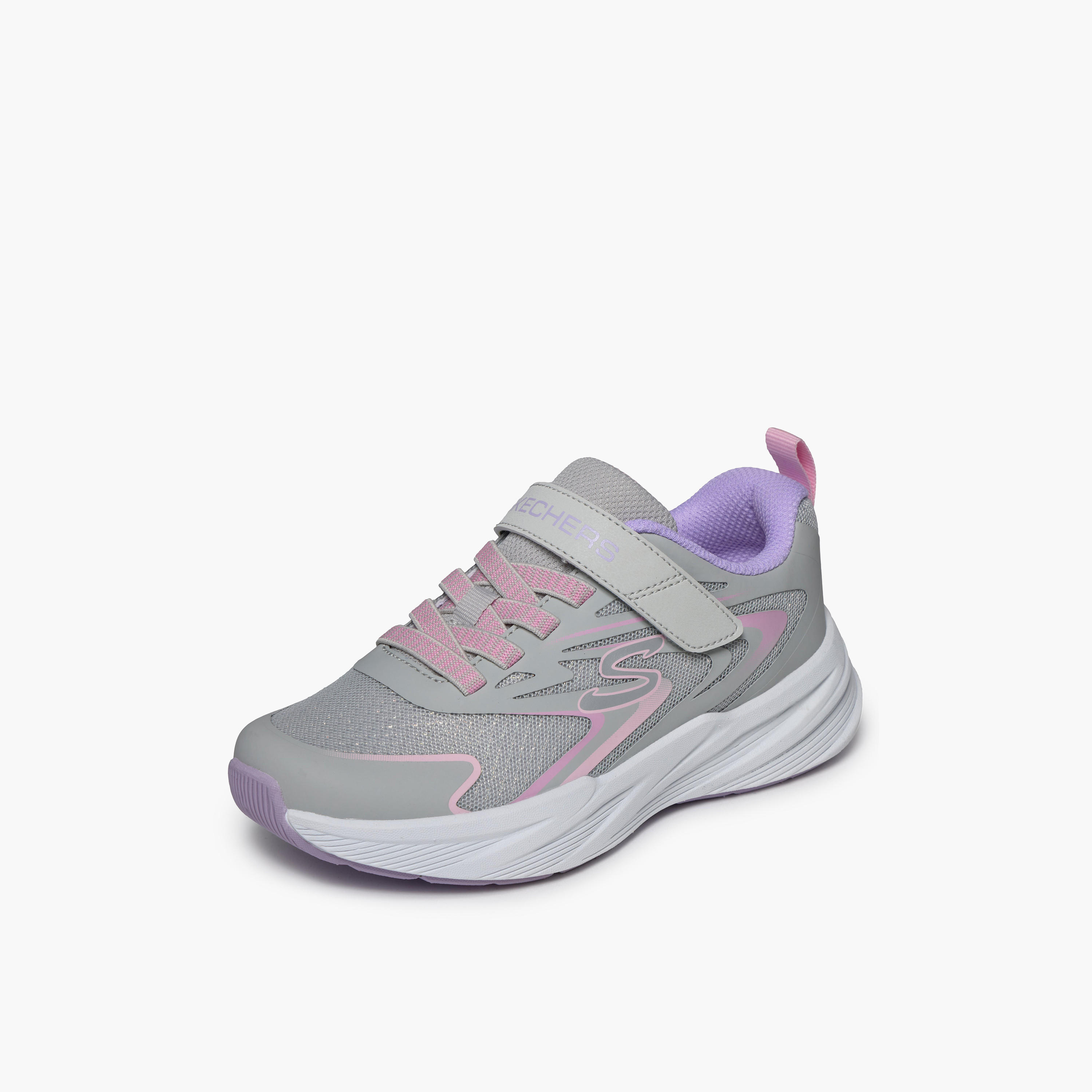 Skechers Girls MICROSPEC TREAD Hook & Loop Sneakers-girls-shoes-sneakers-image-4