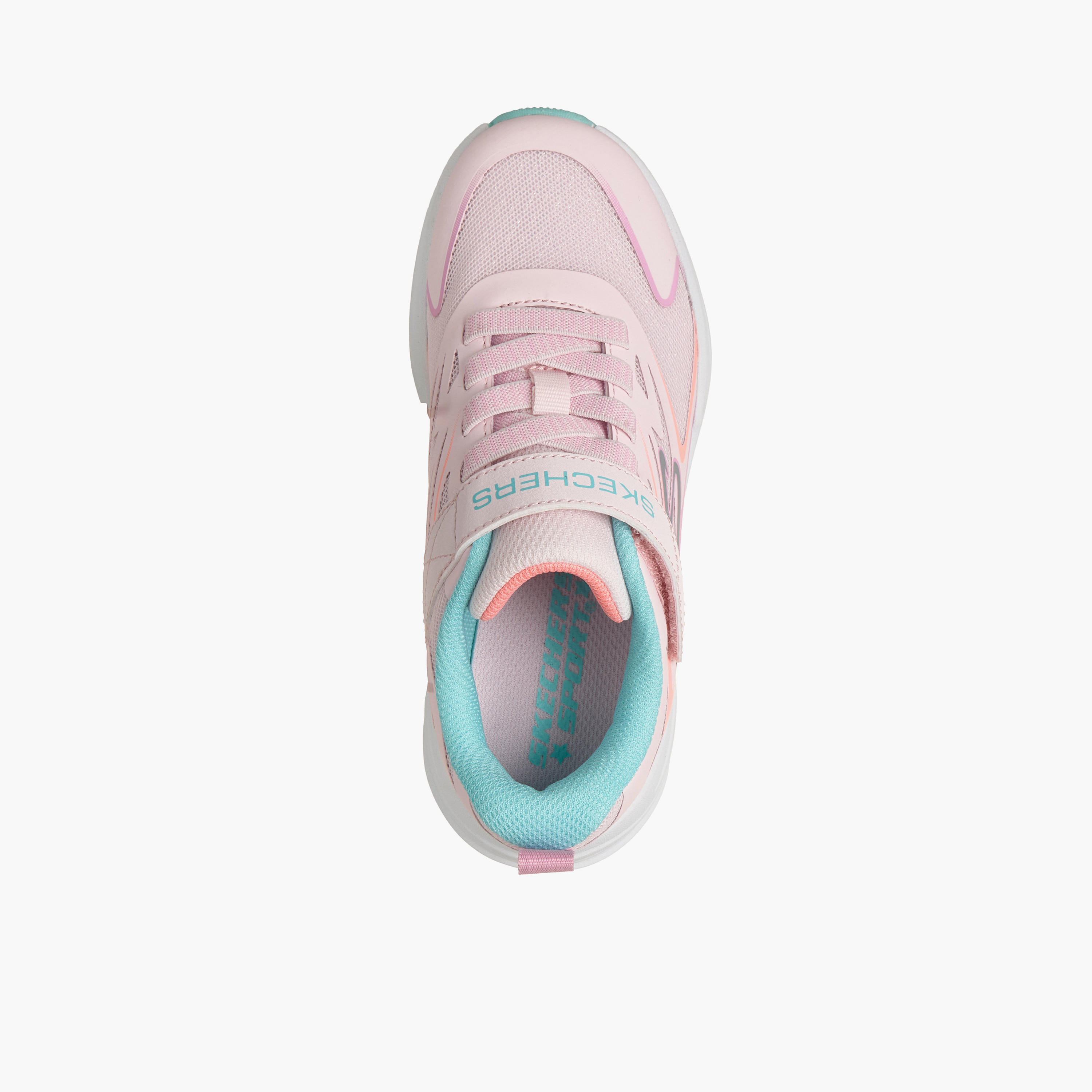 Skechers Girls MICROSPEC TREAD Hook & Loop Sneakers - 303882L-LPMT-CP-girls-shoes-sneakers-image-2
