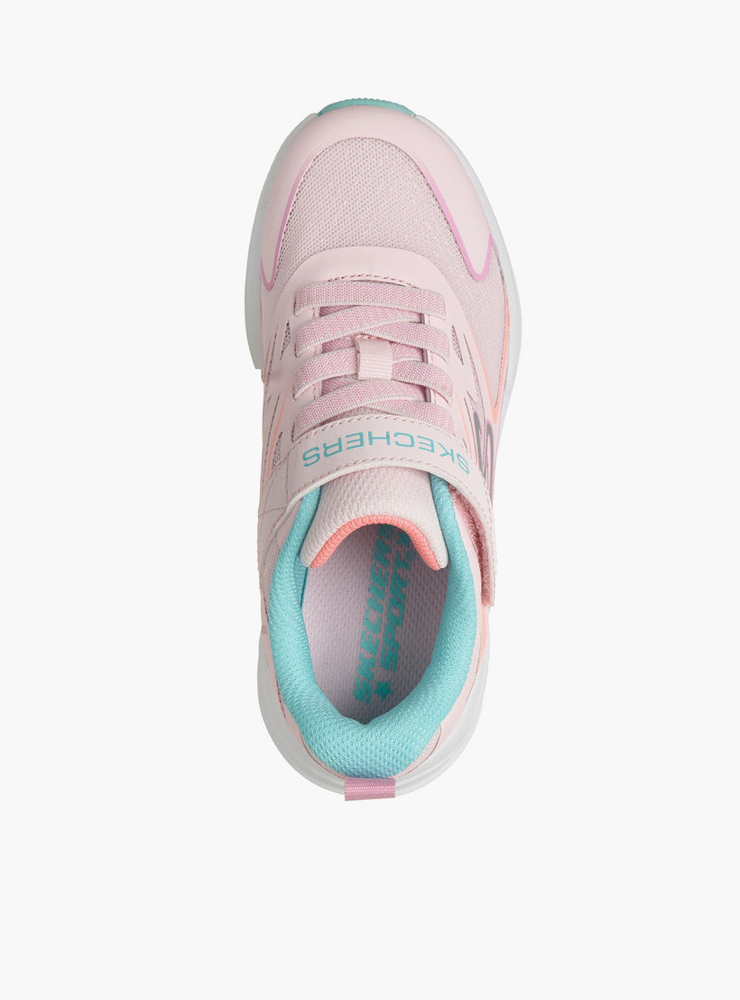 Skechers Girls MICROSPEC TREAD Hook & Loop Sneakers - 303882L-LPMT-CP-girls-shoes-sneakers-image-2