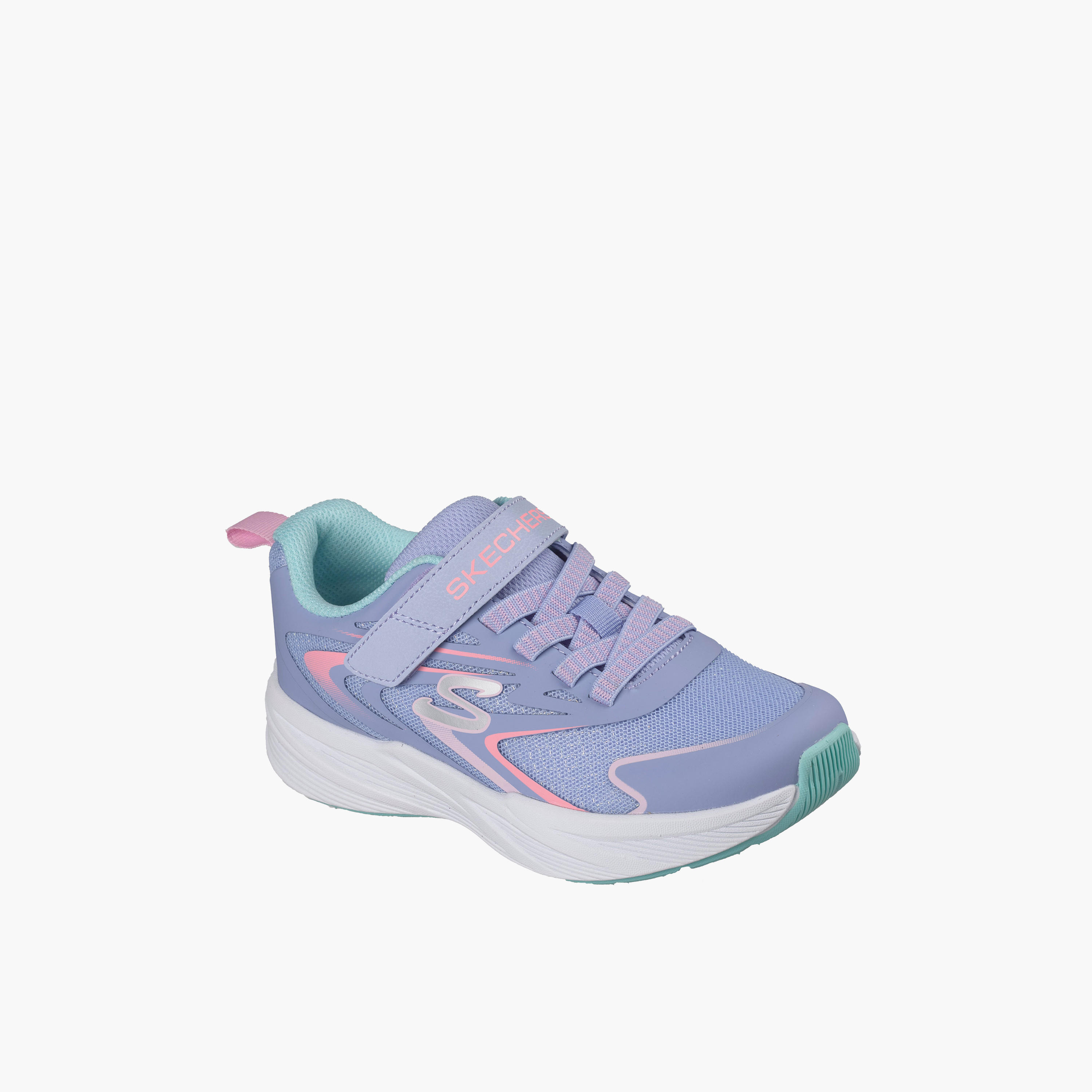 Skechers Girls MICROSPEC TREAD Hook & Loop Sneakers - 303882L-PWMT-CP-girls-shoes-sneakers-image-1