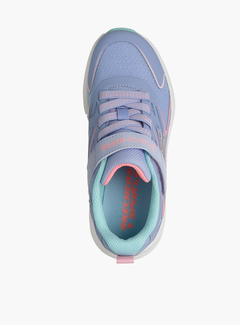 Skechers Girls MICROSPEC TREAD Hook & Loop Sneakers - 303882L-PWMT-CP-girls-shoes-sneakers-image-2