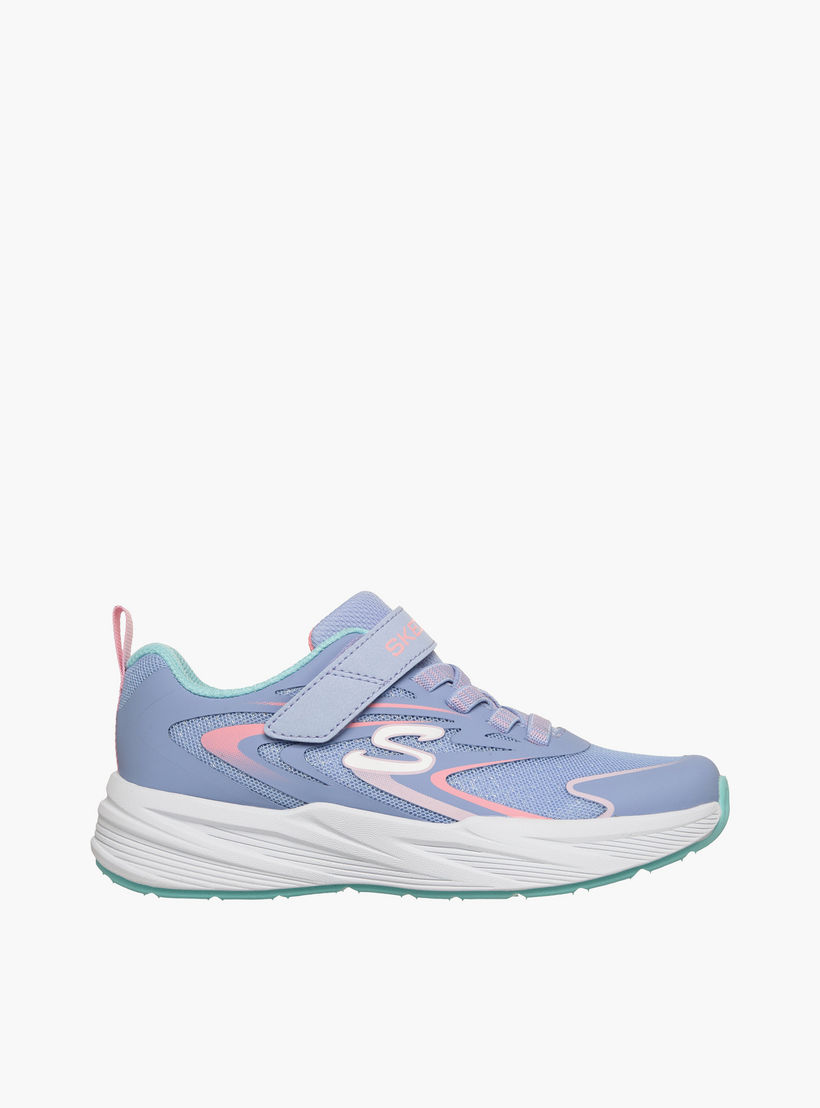 Skechers Girls MICROSPEC TREAD Hook & Loop Sneakers - 303882L-PWMT-CP-girls-shoes-sneakers-image-3