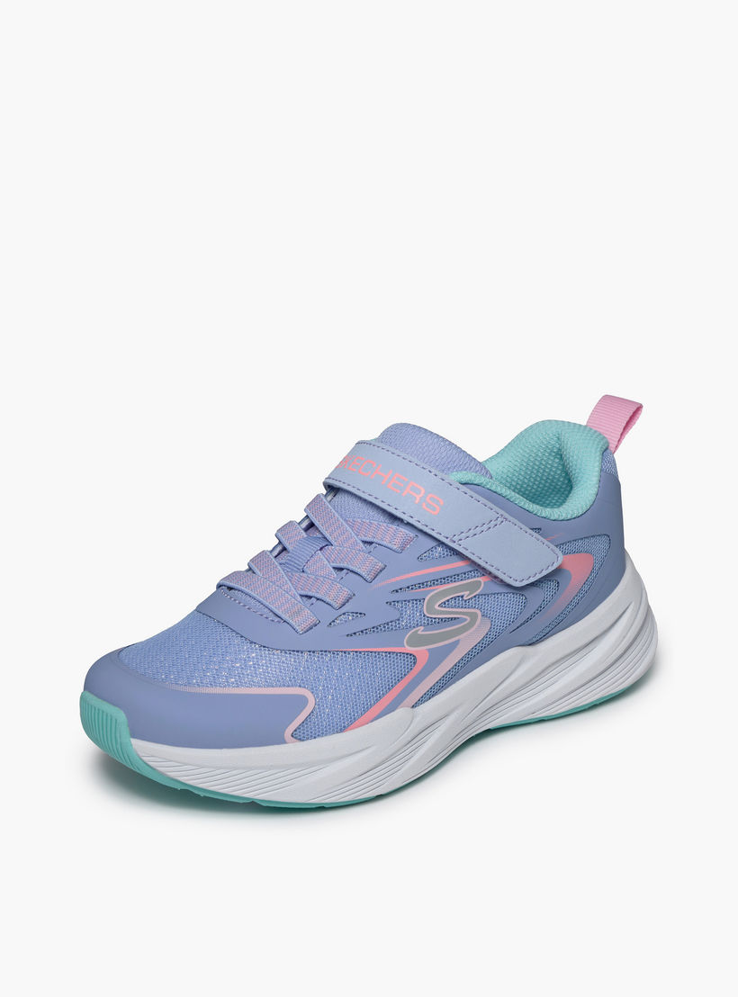 Skechers Girls MICROSPEC TREAD Hook & Loop Sneakers - 303882L-PWMT-CP-girls-shoes-sneakers-image-4