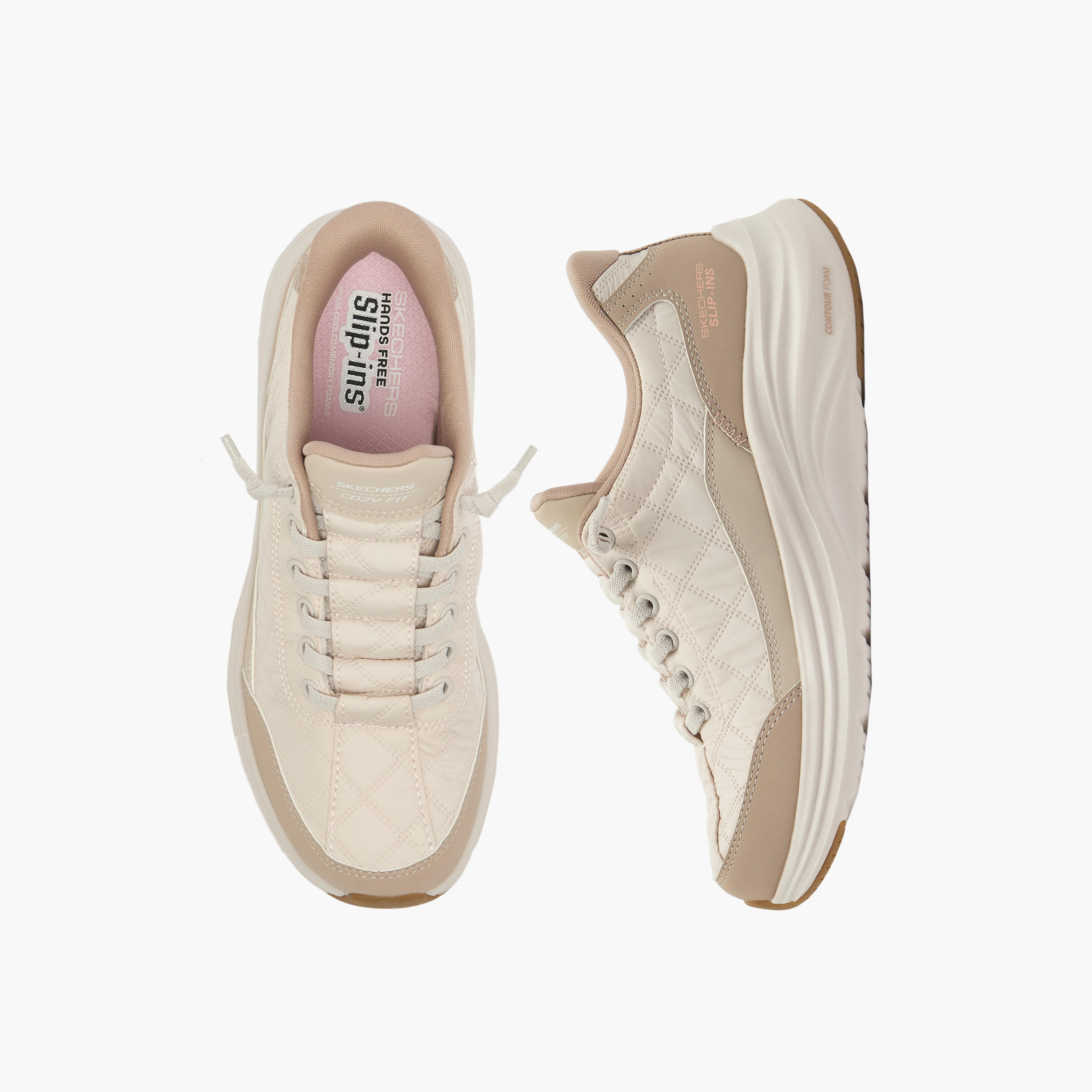 Skechers Girls Contour Foam Slip-On Sneakers-girls-shoes-sneakers-image-1