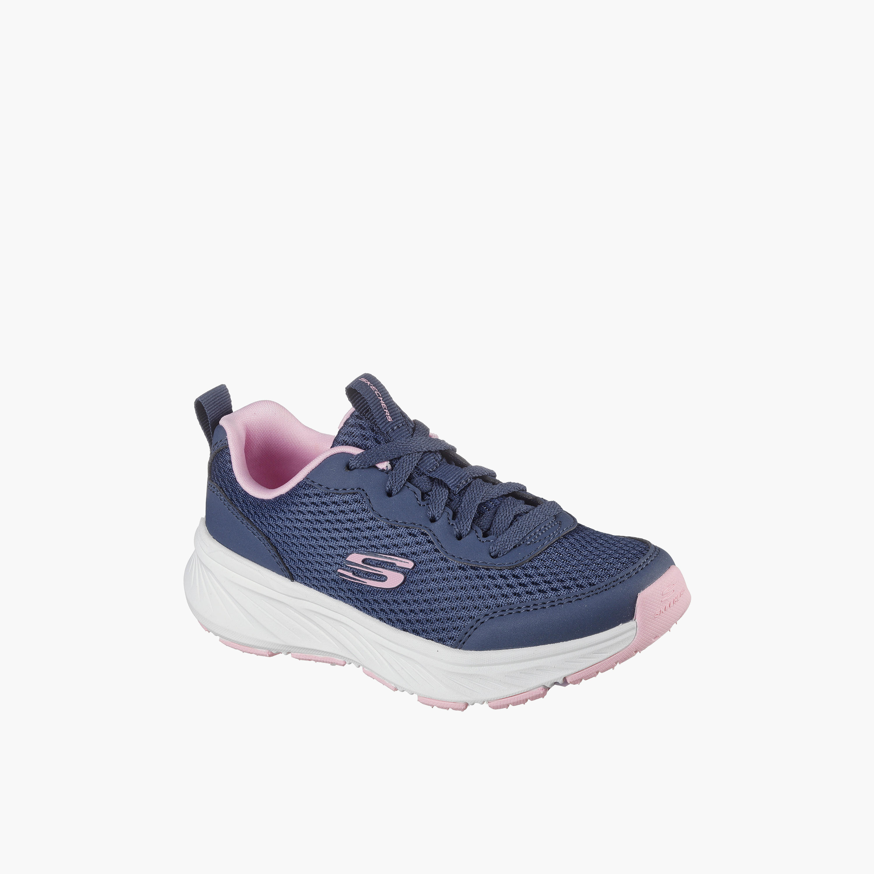 Skechers Girls Edgeride Lace-Up Sports Shoes-girls-shoes-sneakers-image-1