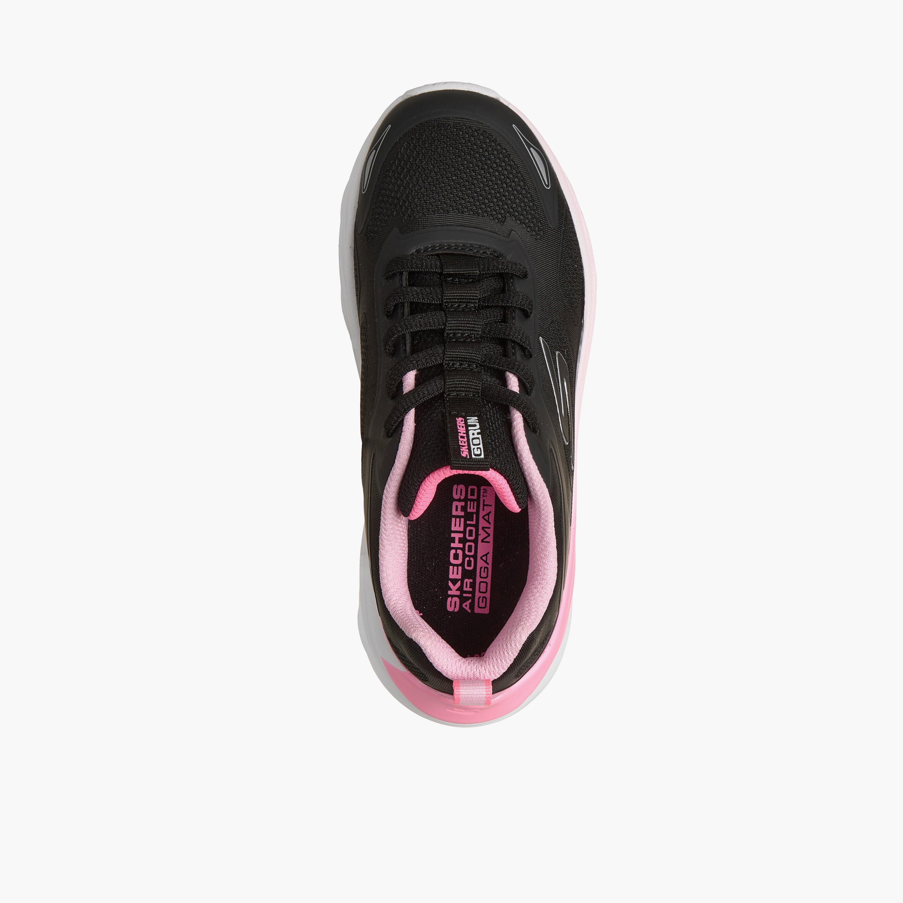 Skechers Girls MAX RUN Lace-Up Running Shoes - 303990L-BLK-CP-girls-shoes-sports-image-2