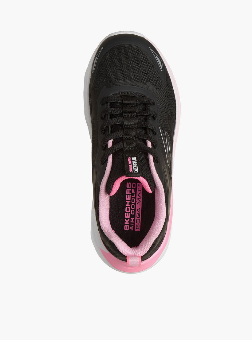 Skechers Girls MAX RUN Lace-Up Running Shoes - 303990L-BLK-CP-girls-shoes-sports-image-2