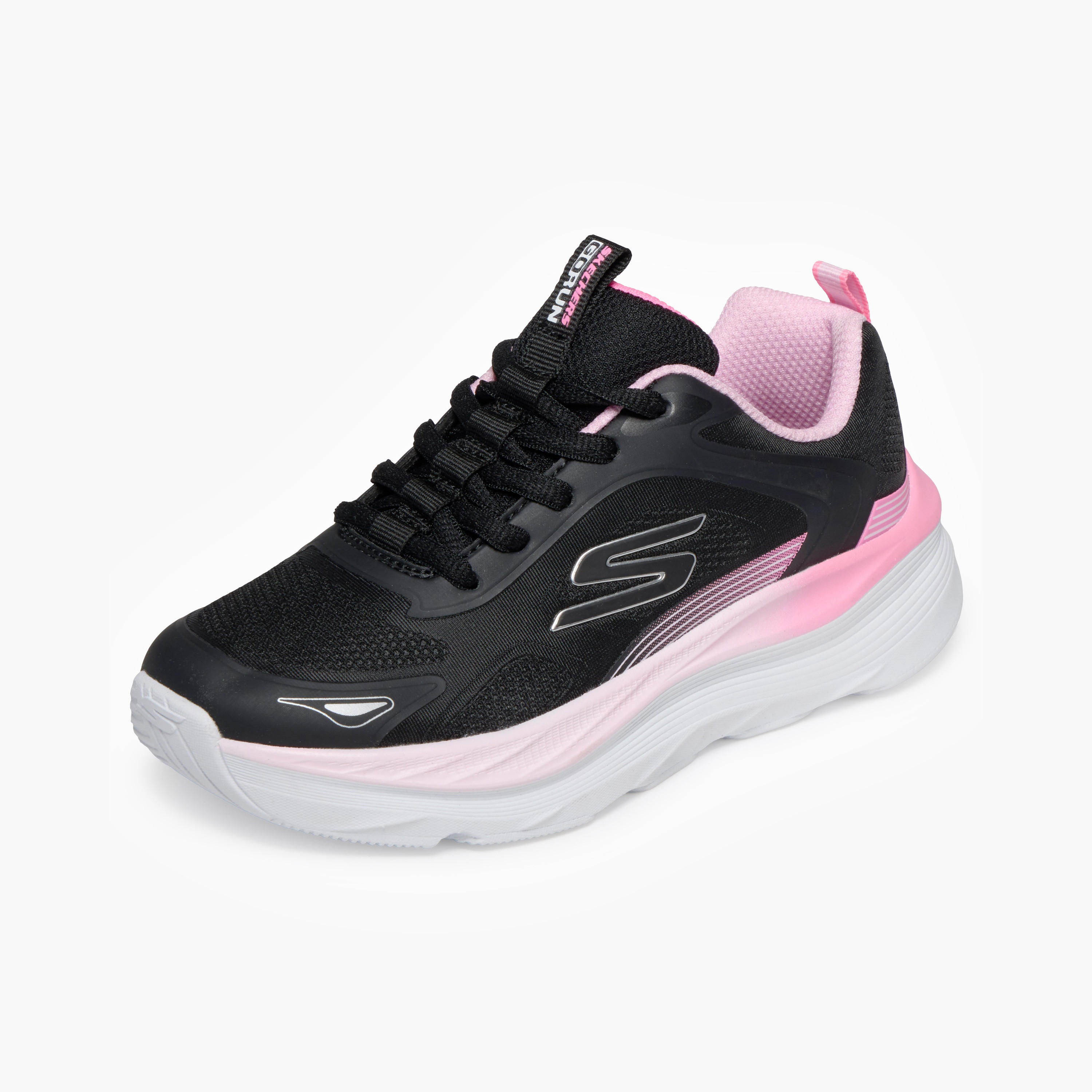 Skechers Women MAX RUN Lace-Up Running Sports Shoes-girls-shoes-sneakers-image-3