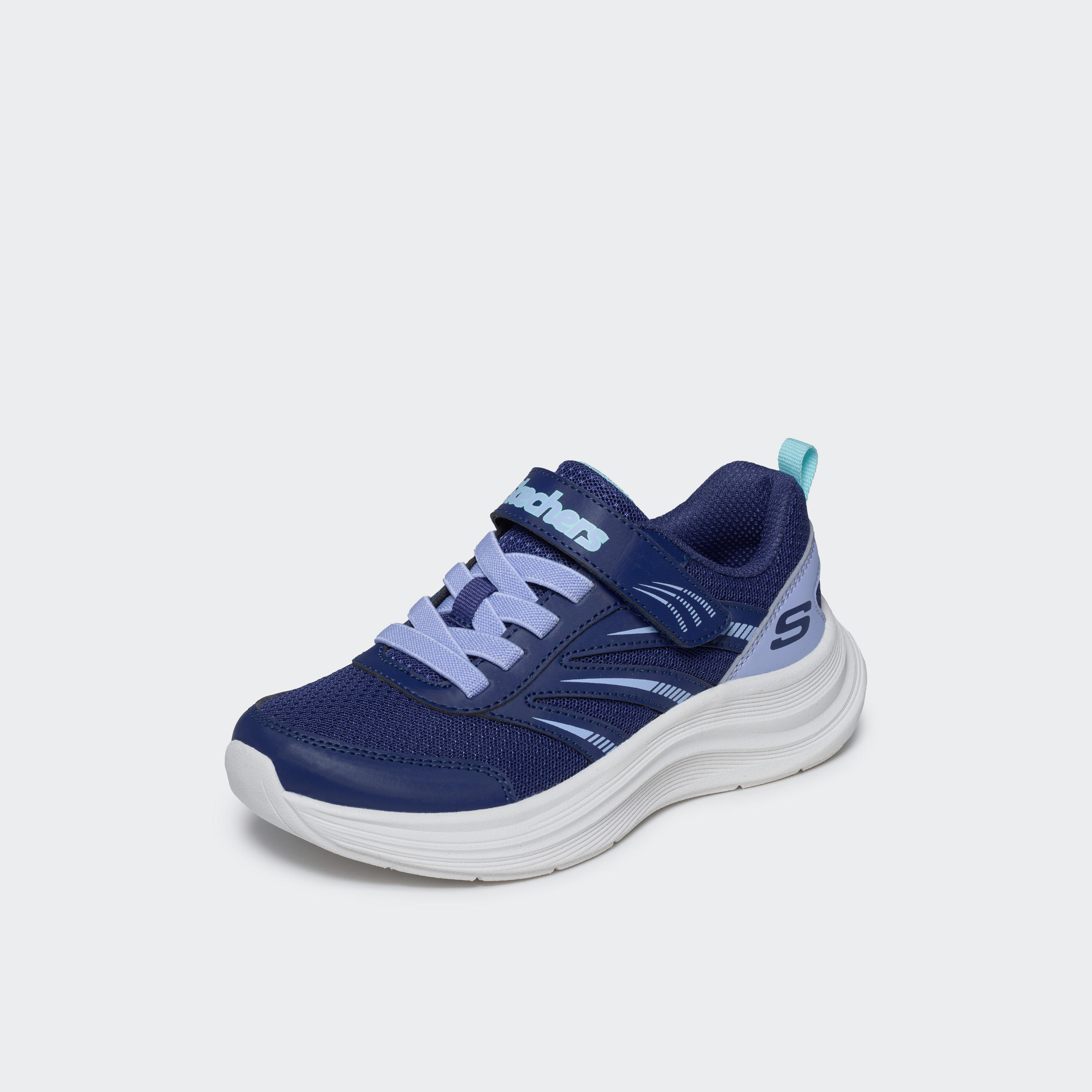 حذاء سنيكرز بشريط إغلاق لاصق ستريملاين للبنات من سكيتشيرز-girls-shoes-sneakers-image-4