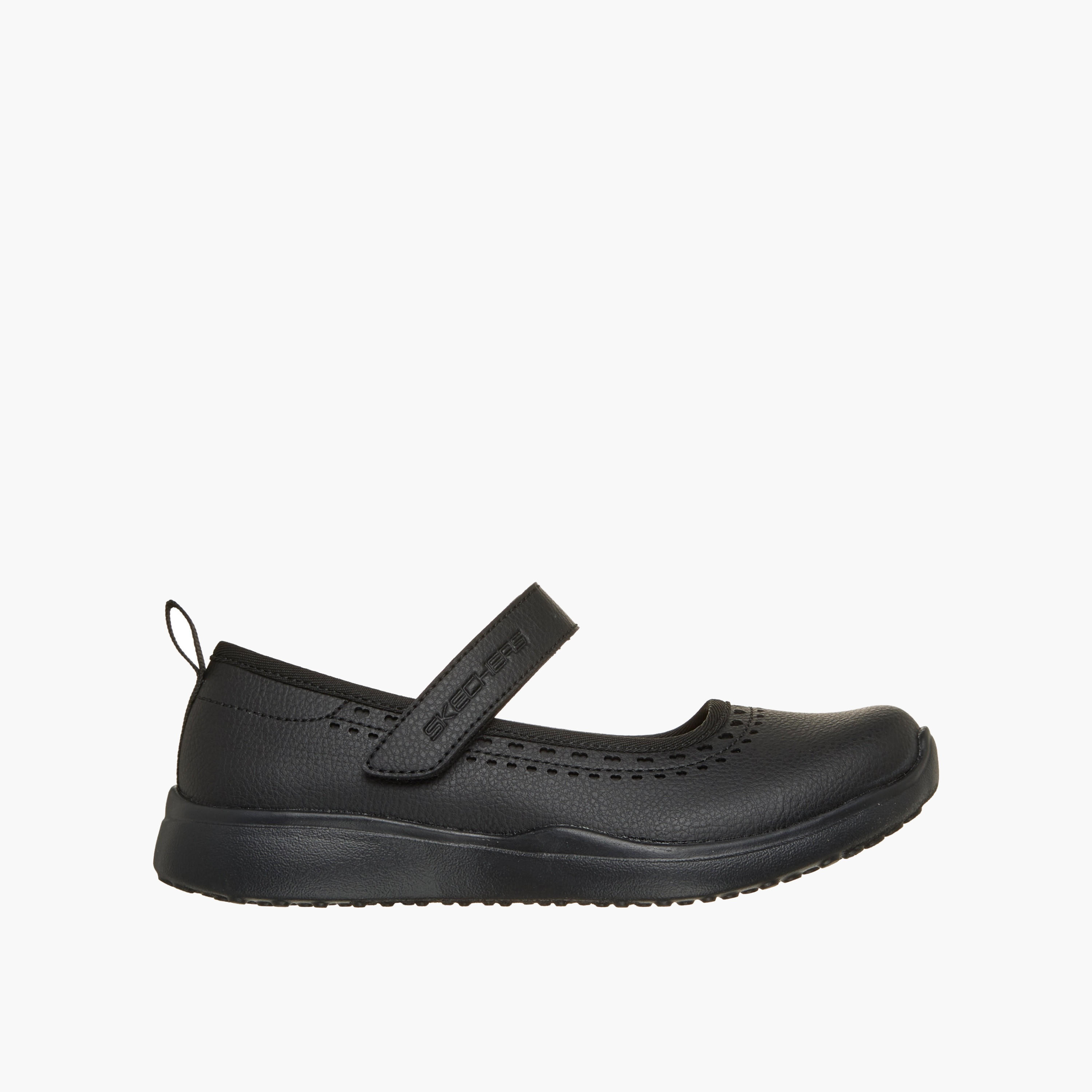 Skechers Girls MICROSTRIDES Hook & Loop School Shoes-girls-shoes-schoolshoes-image-1