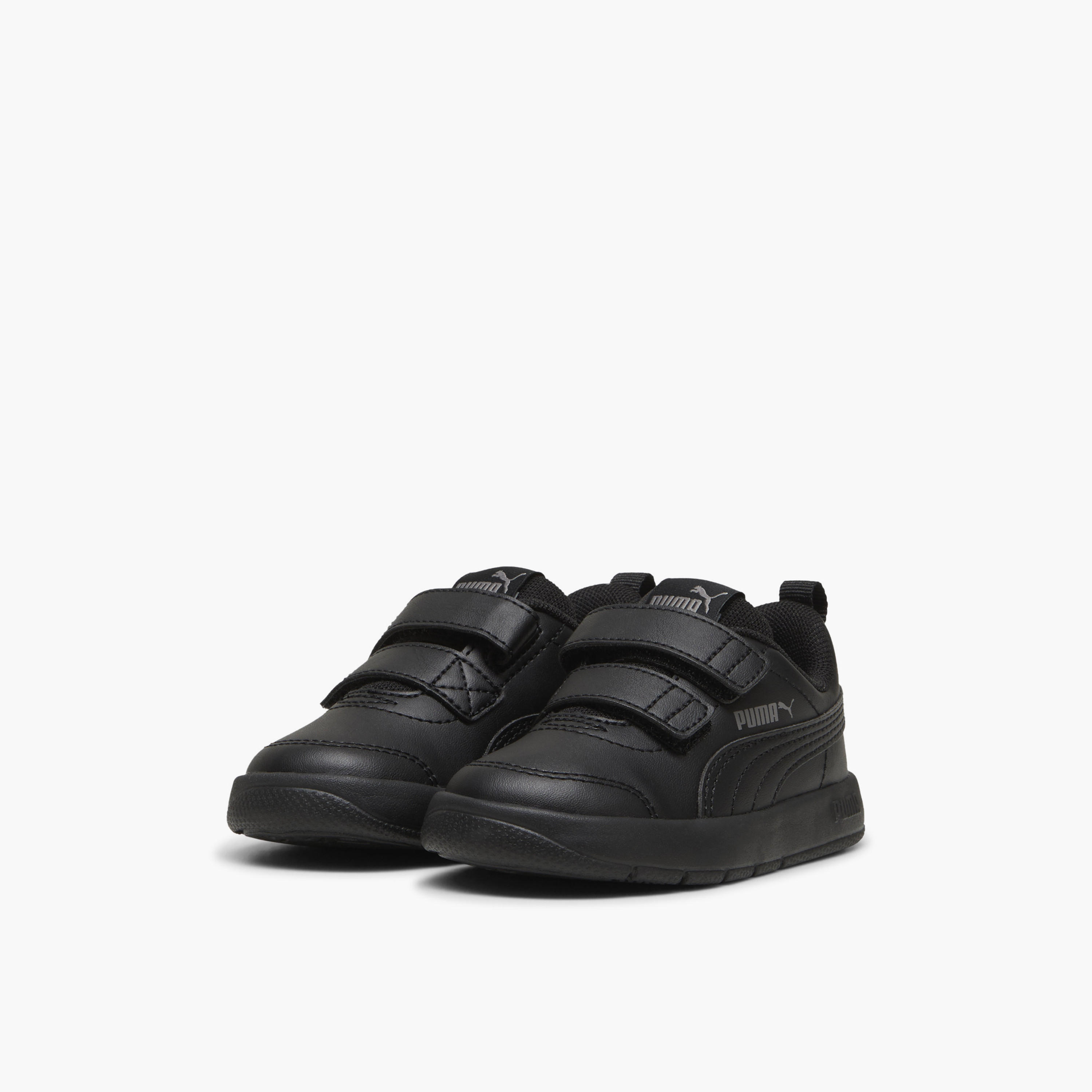Puma Boys Courtflex v3 V Hook & Loop School Shoes-baby-girls-shoes-closedshoes-image-1