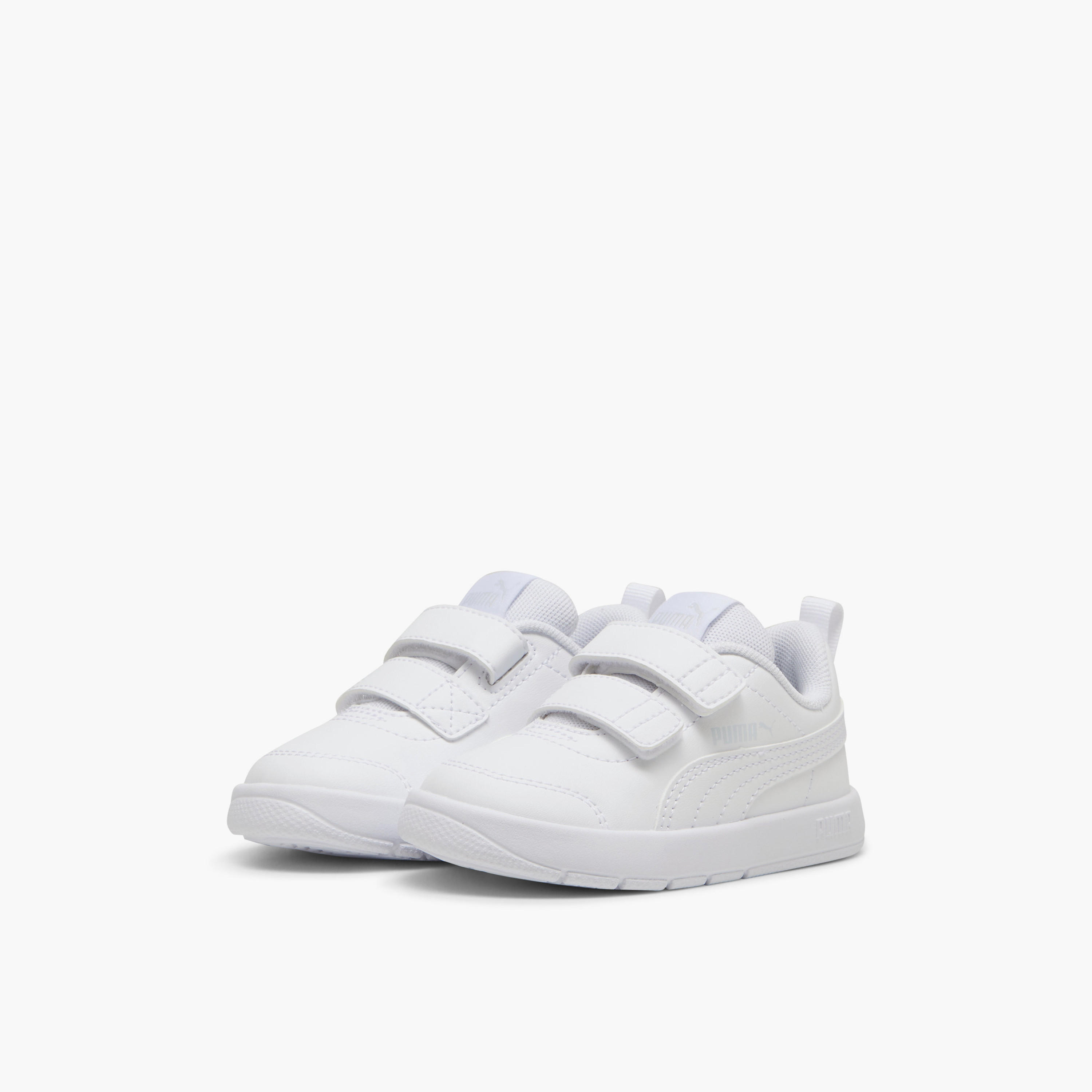 Puma Boys Courtflex V3 V Hook & Loop Ankle Sneakers-baby-girls-shoes-closedshoes-image-1