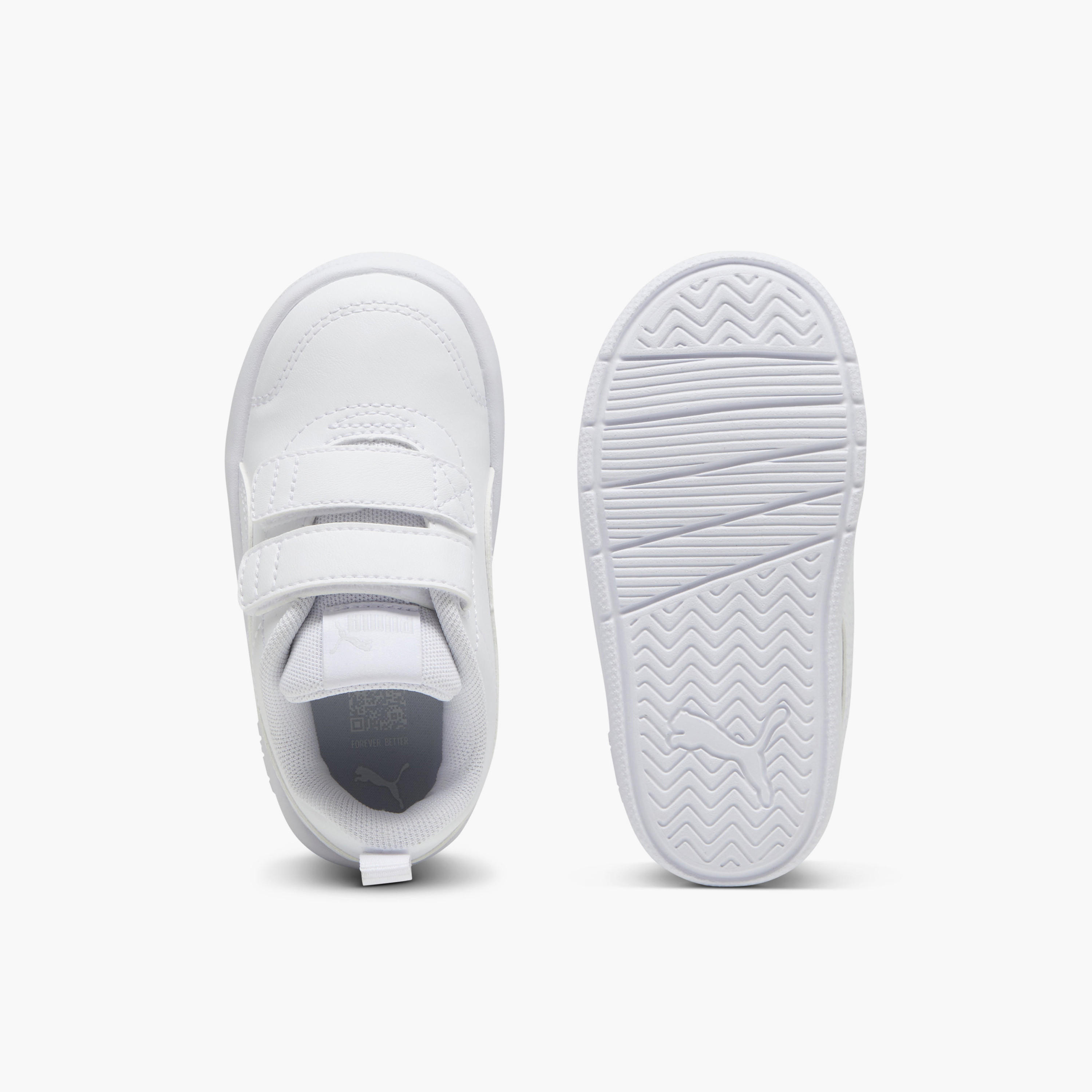 Puma Boys Courtflex V3 V Hook & Loop Ankle Sneakers-baby-girls-shoes-closedshoes-image-4