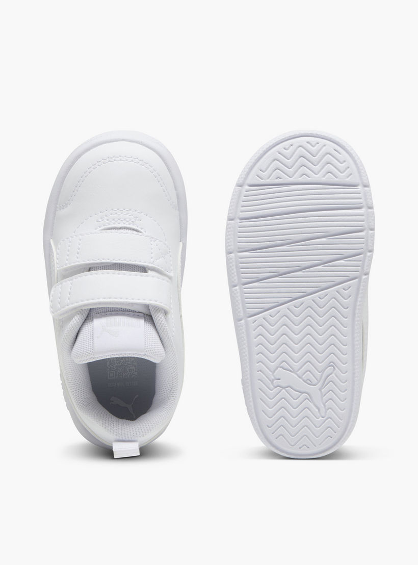 Puma Boys Courtflex V3 V Hook & Loop Ankle Sneakers-baby-girls-shoes-closedshoes-image-4