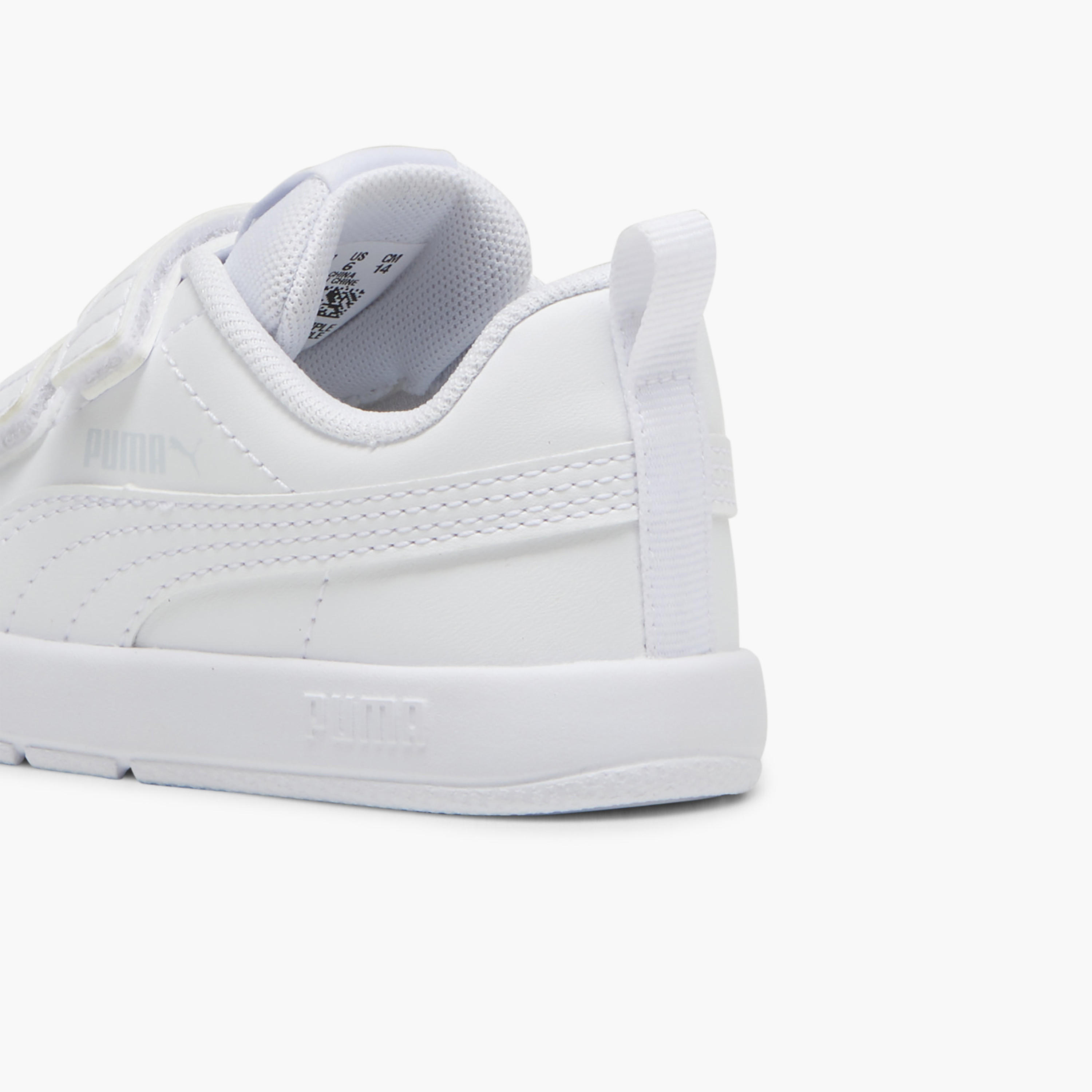Puma Boys Courtflex V3 V Hook & Loop Ankle Sneakers-baby-girls-shoes-closedshoes-image-6