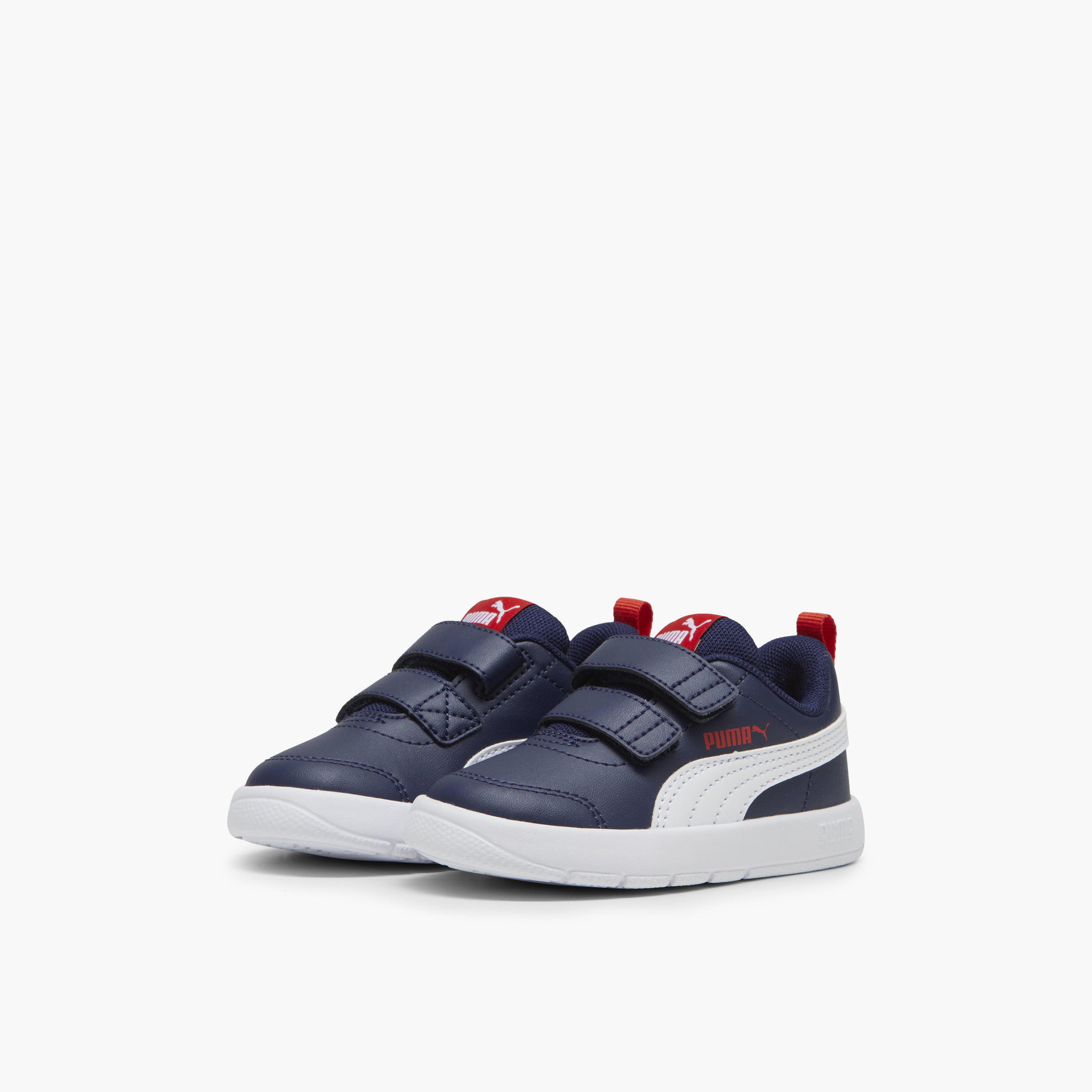 Puma Boys Courtflex v3 V Hook & Loop Sneakers-sports-boys-shoes-image-1