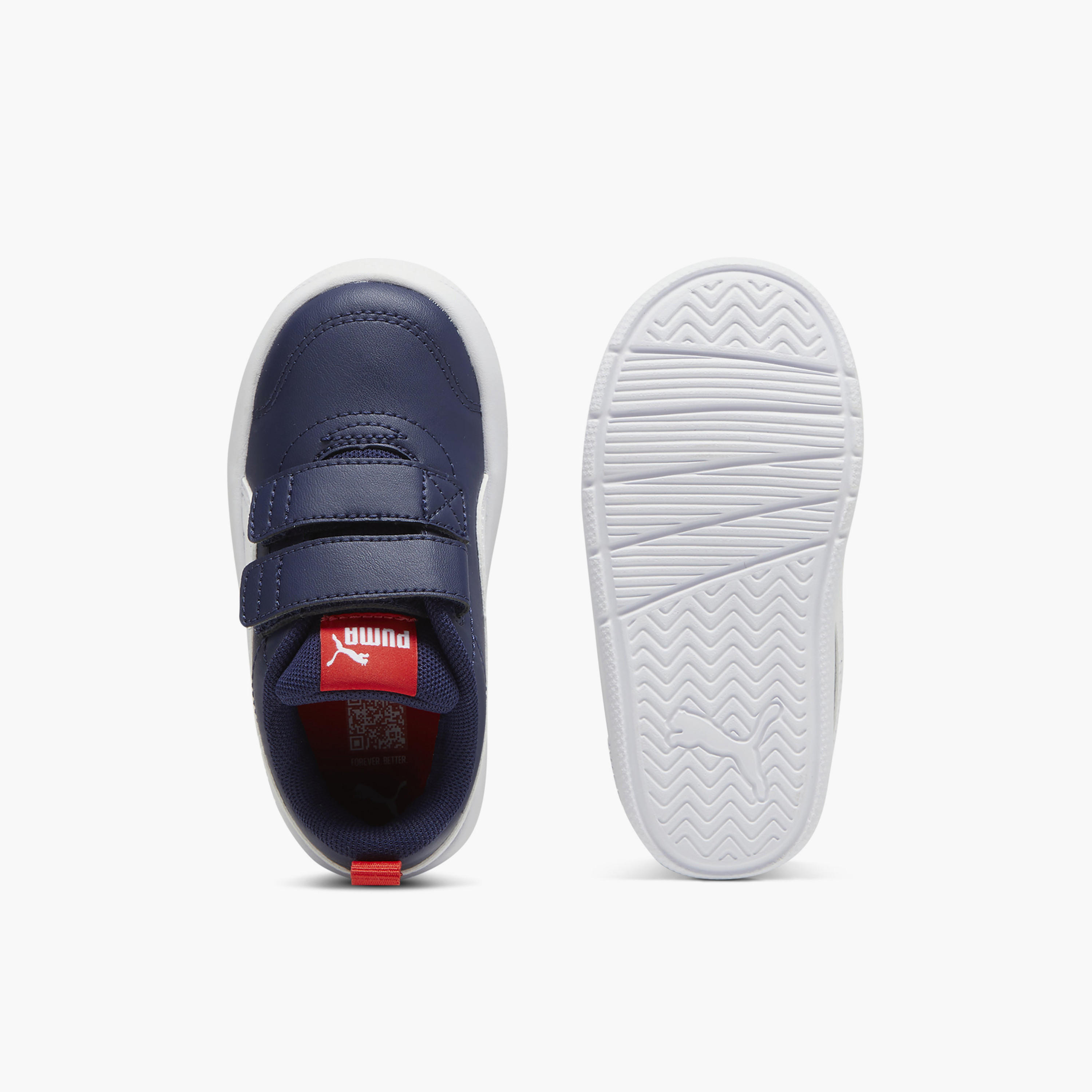 Puma Boys Courtflex v3 V Hook & Loop Sneakers-sports-boys-shoes-image-4