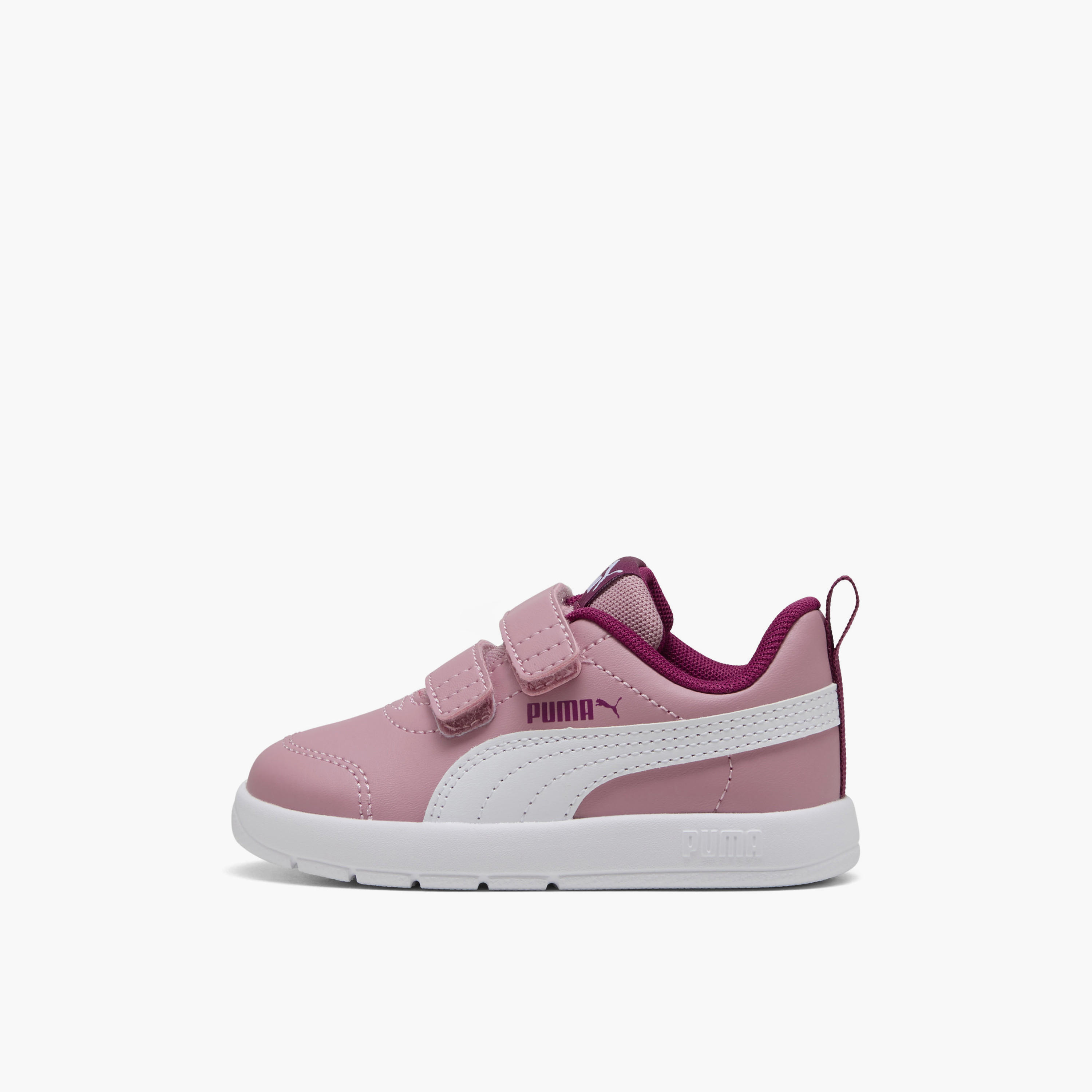 Puma Girls Courtflex v3 V Hook & Loop Sneakers-baby-girls-shoes-closedshoes-image-3