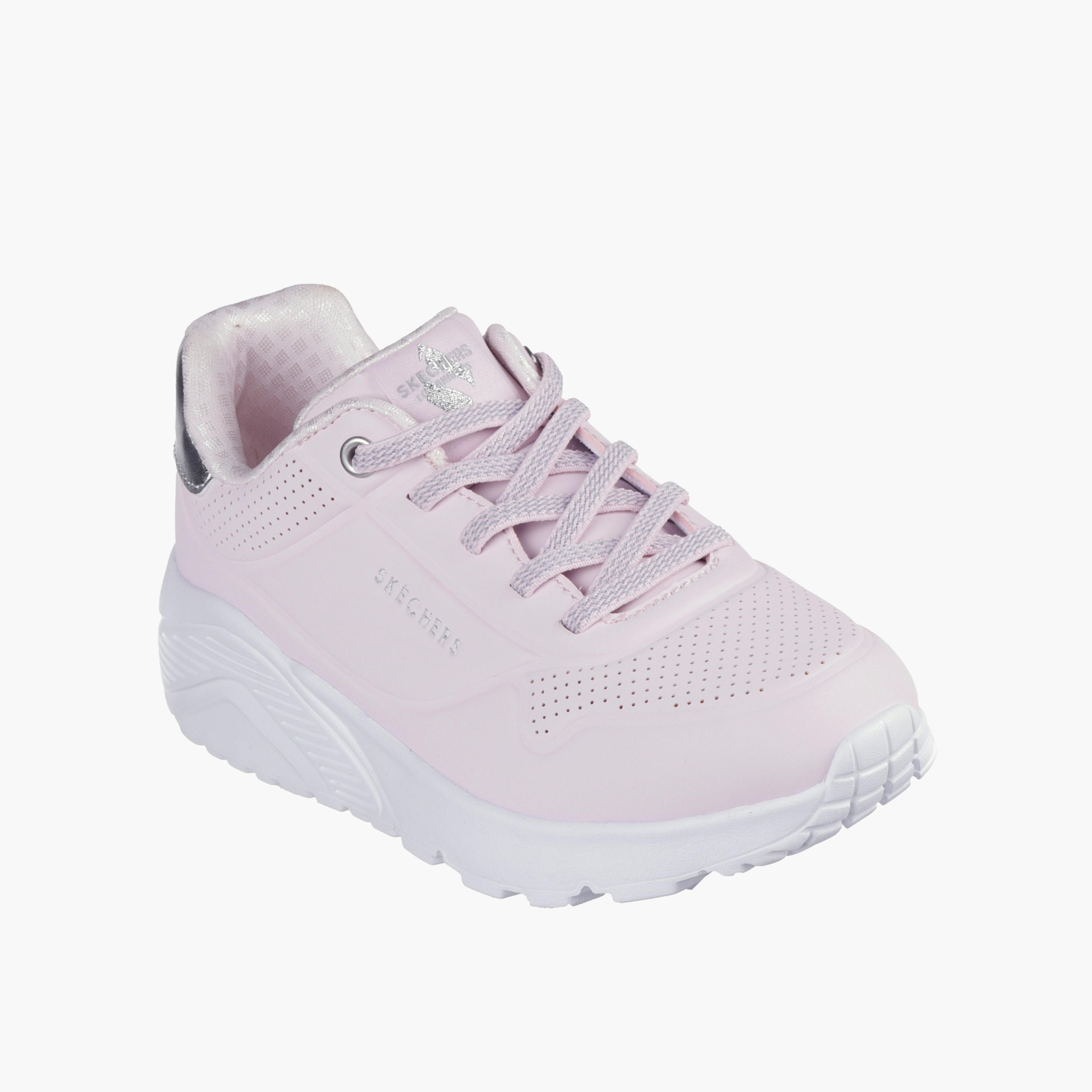 Skechers Girls UNO LITE Lace-Up Sports Shoes-sports-girls-shoes-image-4