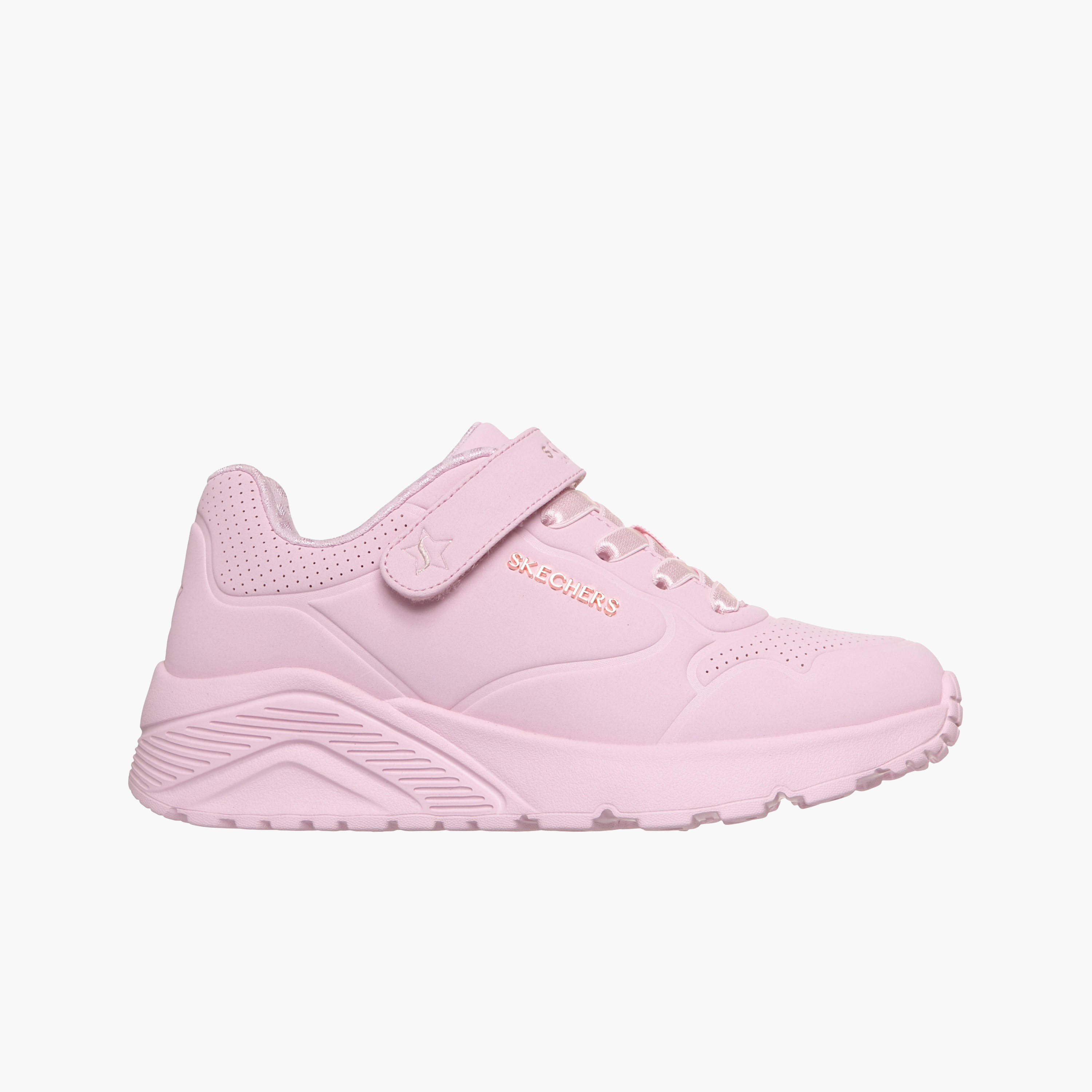 Skechers Girls UNO LITE Hook & Loop Sports Shoes-girls-shoes-sneakers-image-1