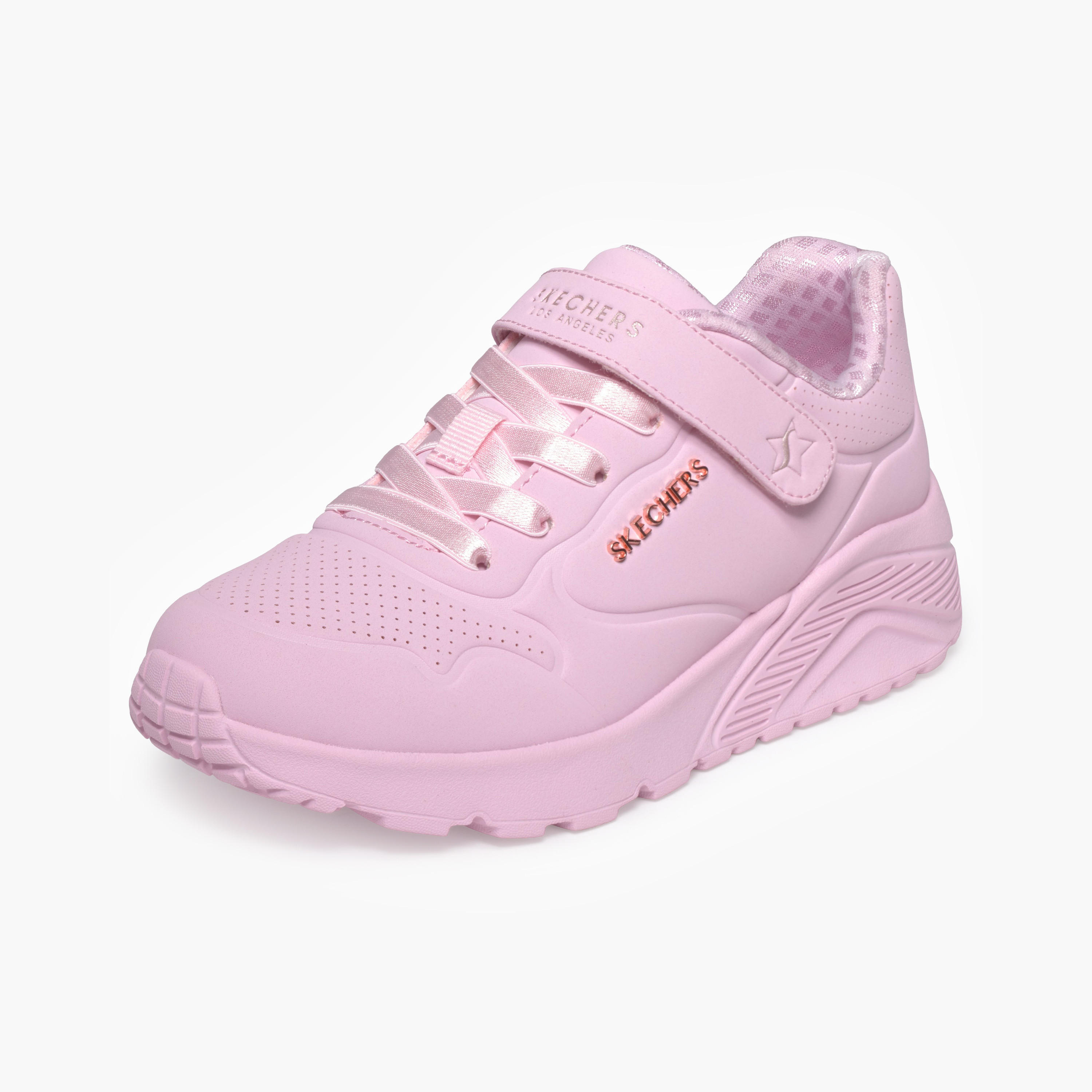 Skechers Girls UNO LITE Hook & Loop Sports Shoes-girls-shoes-sneakers-image-3
