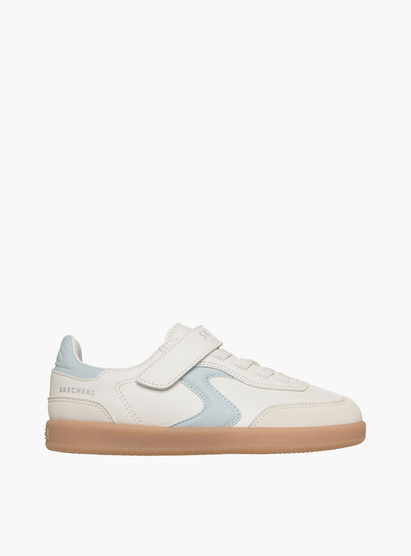 حذاء سنيكرز بطول الكاحل وشريط إغلاق لاصق هوتشوت للبنات من سكتشرز-girls-shoes-sneakers-image-2