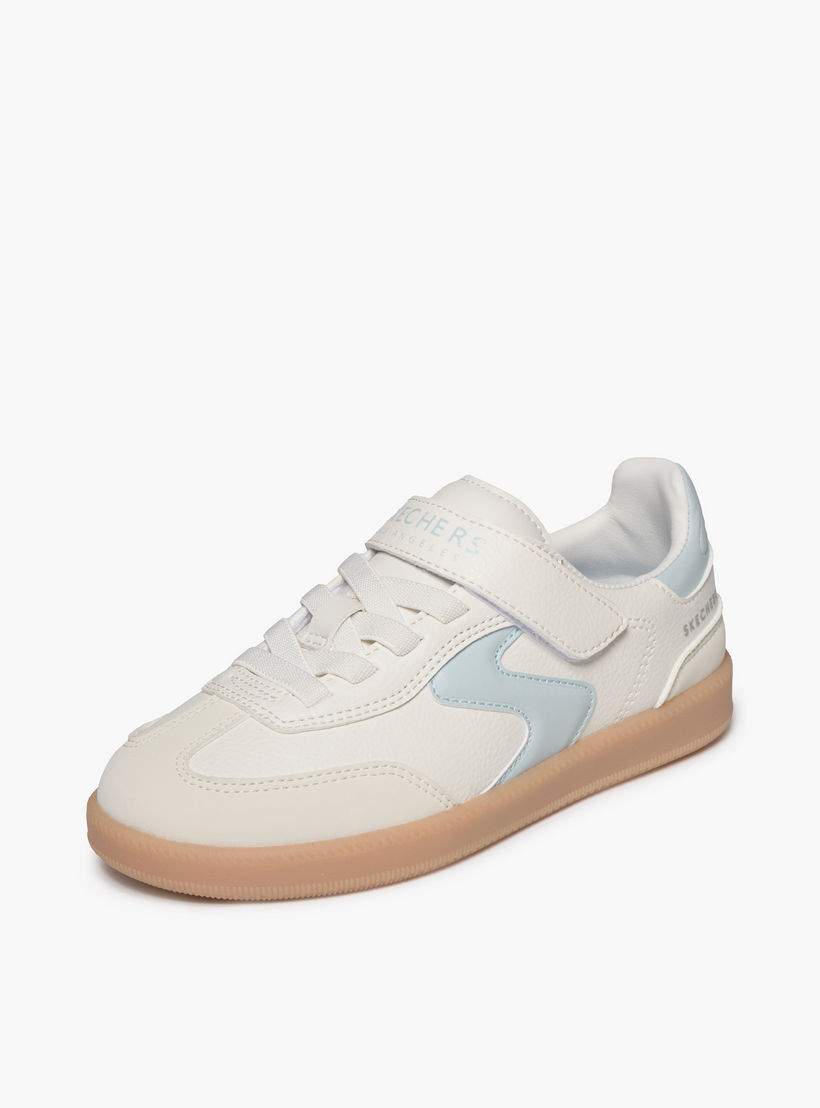 حذاء سنيكرز بطول الكاحل وشريط إغلاق لاصق هوتشوت للبنات من سكتشرز-girls-shoes-sneakers-image-4