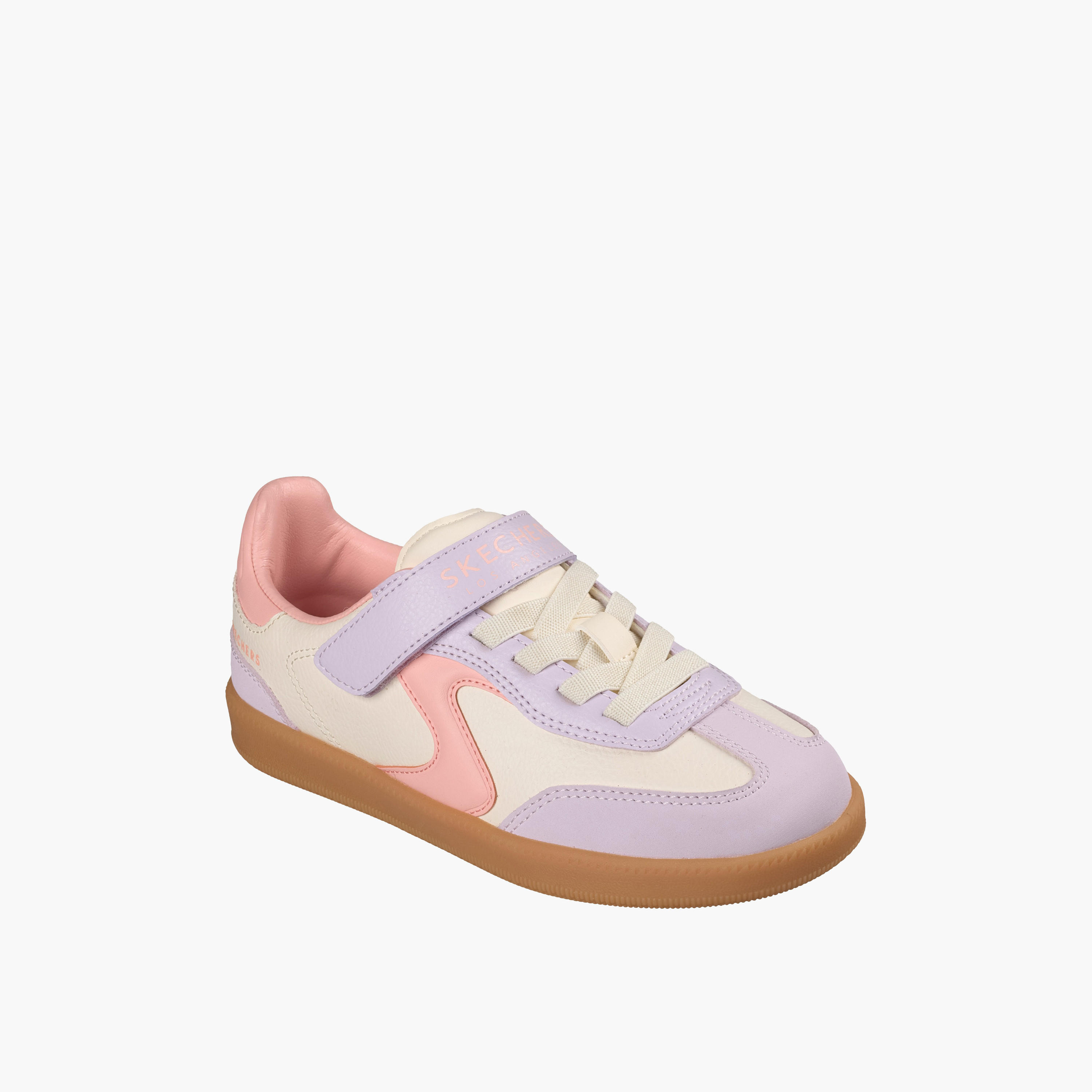 حذاء سنيكرز بطول الكاحل وشريط إغلاق لاصق هوت شوت للبنات من سكيتشرز-girls-shoes-sneakers-image-1