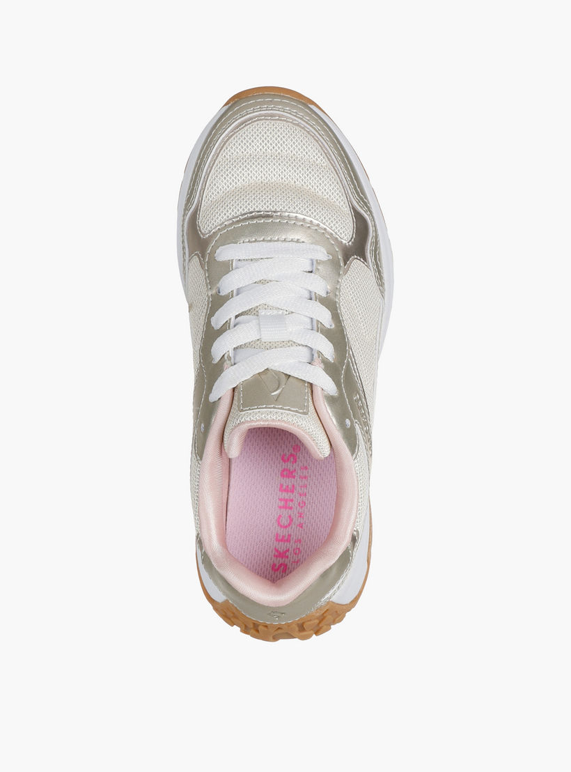 Skechers Girls LUMINA Panelled Lace-Up Sports Shoes-girls-shoes-sneakers-image-2