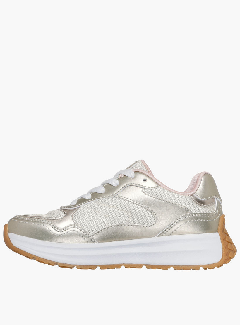 Skechers Girls LUMINA Panelled Lace-Up Sports Shoes-girls-shoes-sneakers-image-5