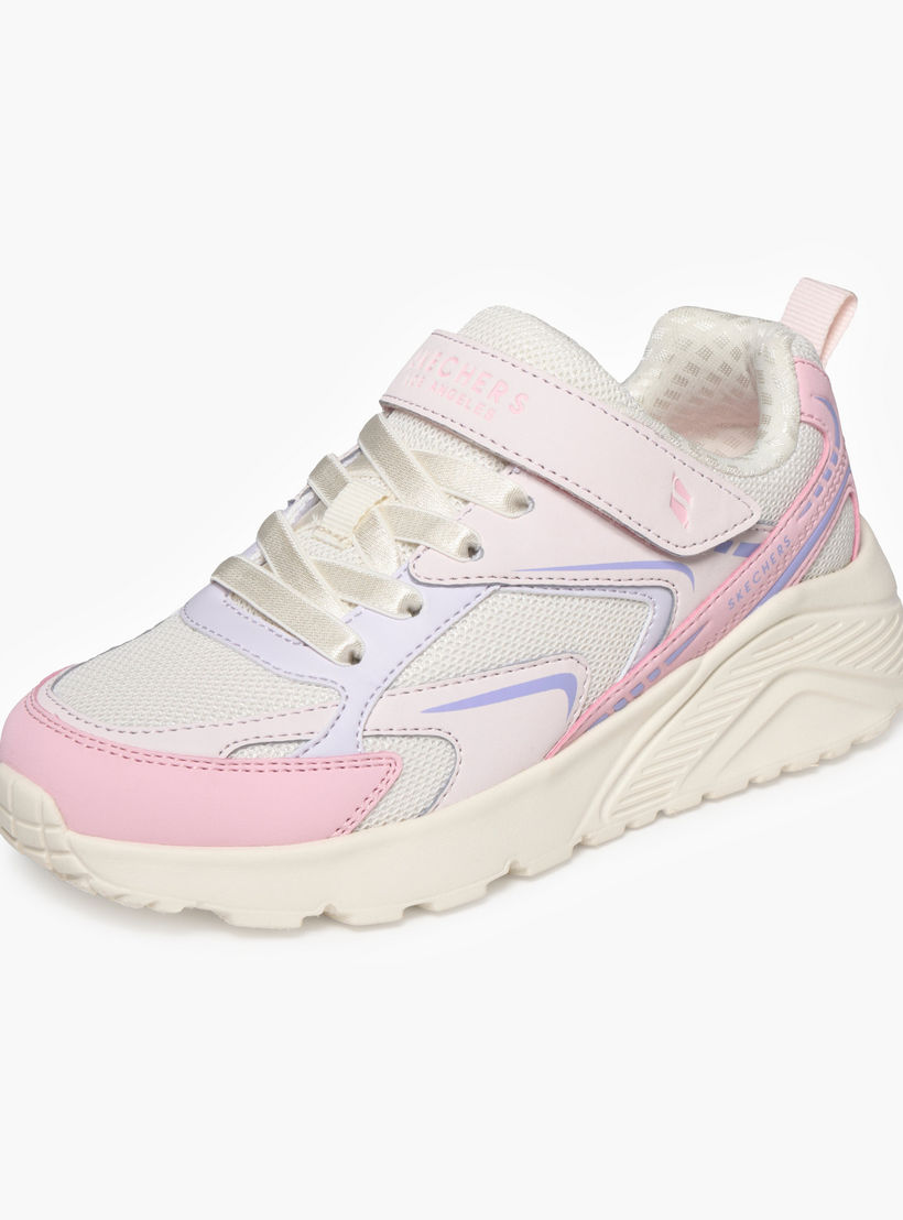 Skechers Girls UNO LITE Hook & Loop Sports Shoes-girls-shoes-sneakers-image-3