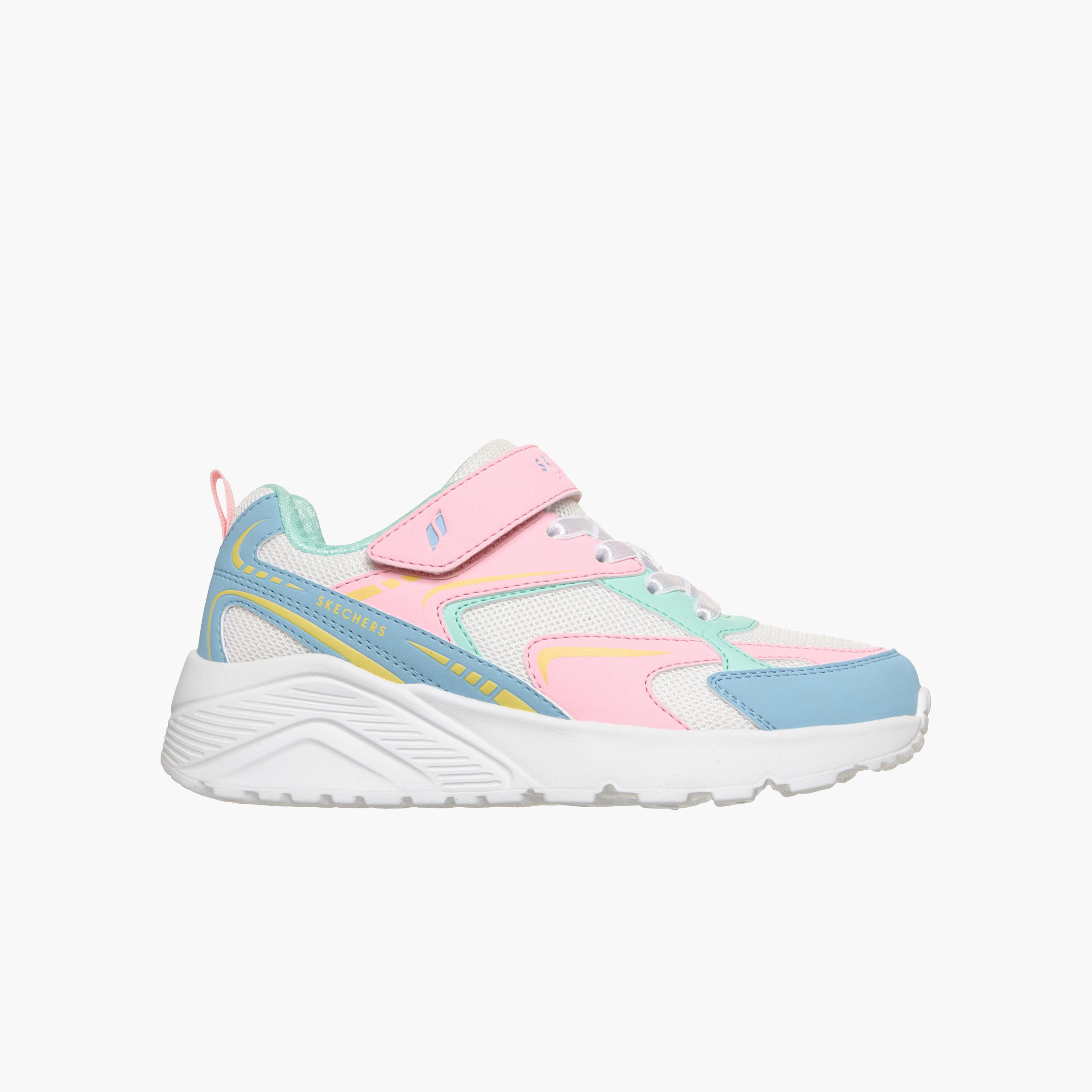 Skechers Girls UNO LITE Hook & Loop Sports Shoes-girls-shoes-sneakers-image-1