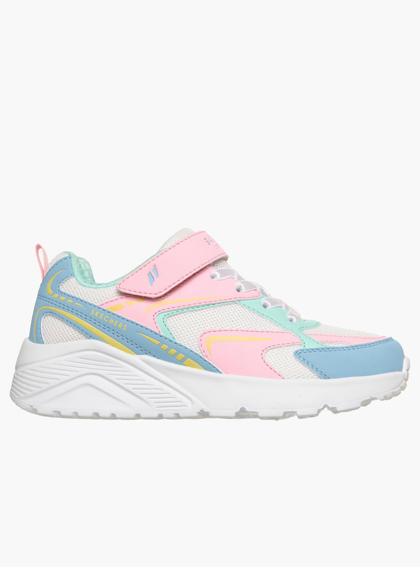Skechers Girls UNO LITE Hook & Loop Sports Shoes-girls-shoes-sneakers-image-1