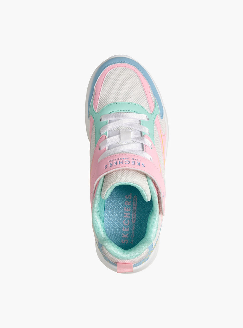 Skechers Girls UNO LITE Hook & Loop Sports Shoes-girls-shoes-sneakers-image-2