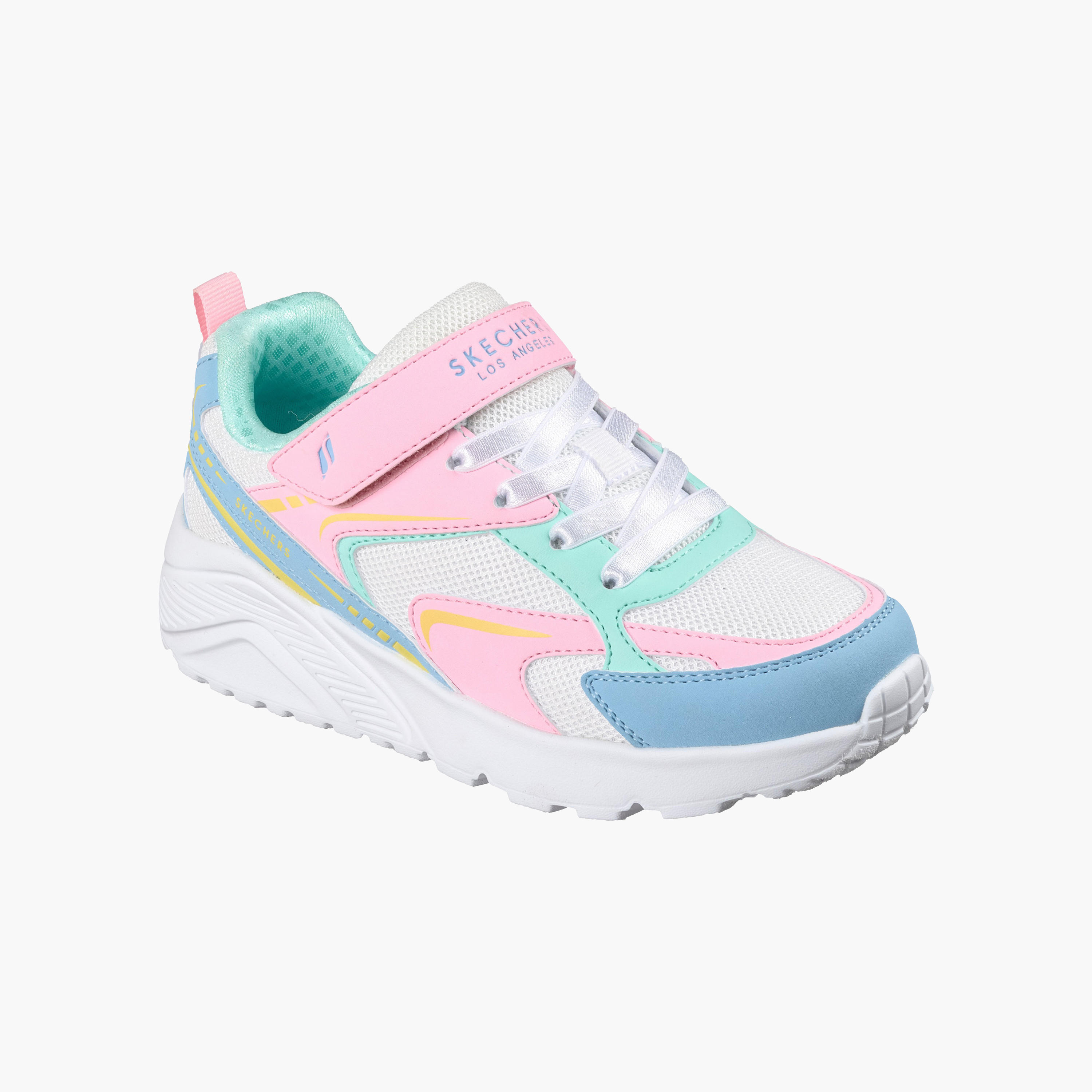 Skechers Girls UNO LITE Hook & Loop Sports Shoes-girls-shoes-sneakers-image-4