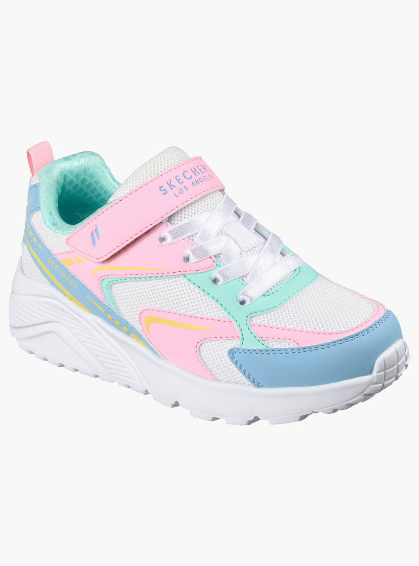 Skechers Girls UNO LITE Hook & Loop Sports Shoes-girls-shoes-sneakers-image-4