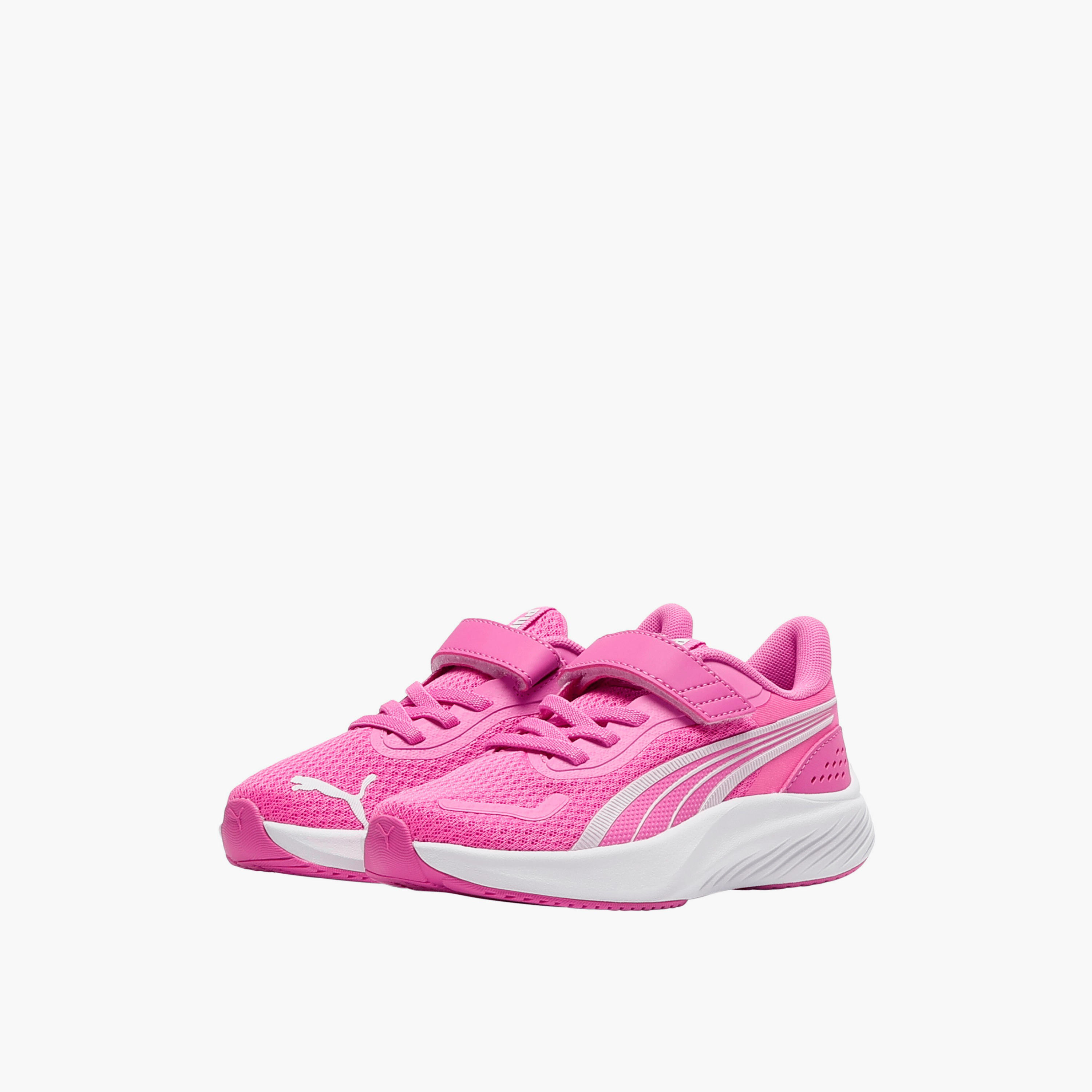 Puma Girls Hook & Loop Sports Shoes-sports-girls-shoes-image-1