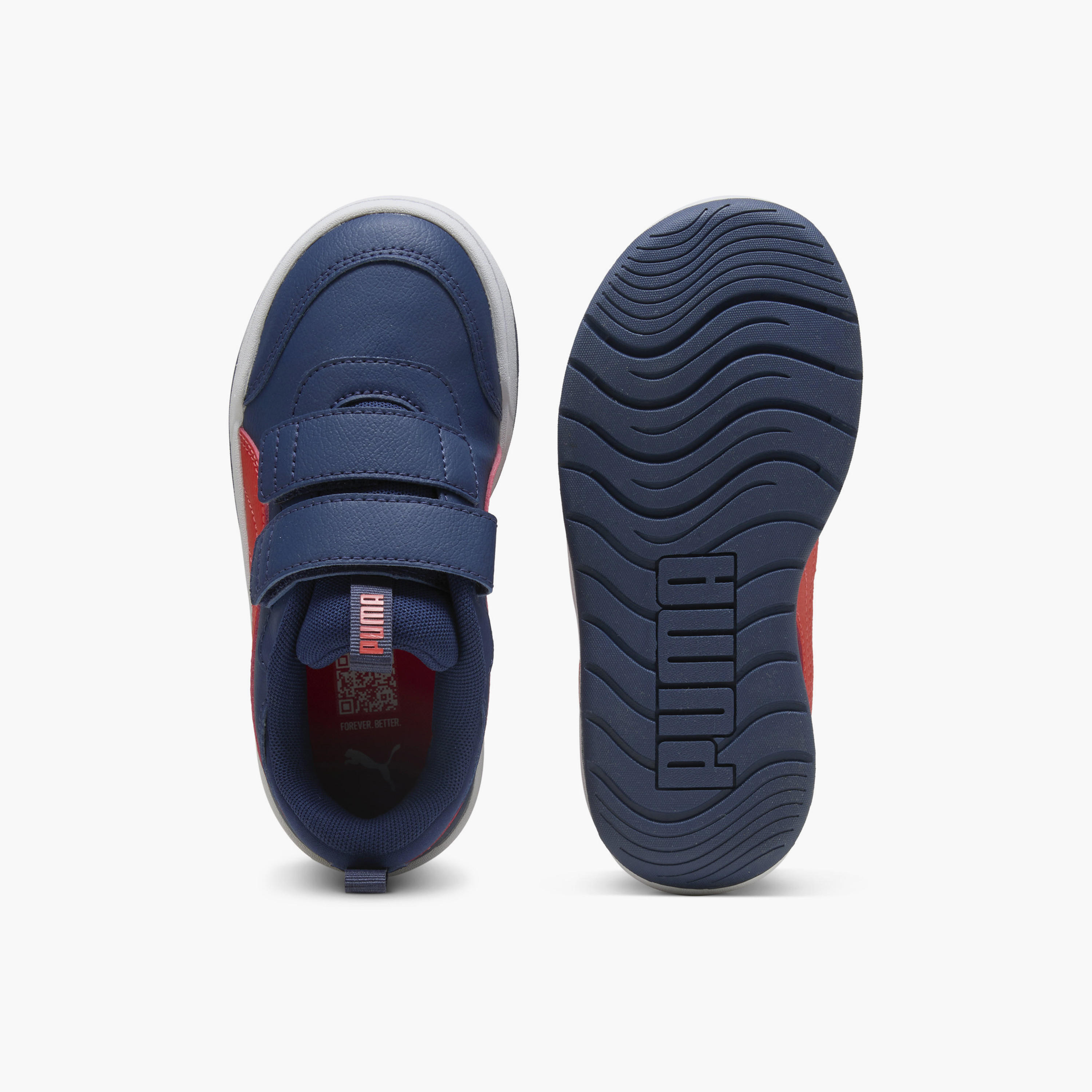 Puma Boys Multiflex 2 SL V Hook & Loop Ankle Sneakers-sports-boys-shoes-image-4