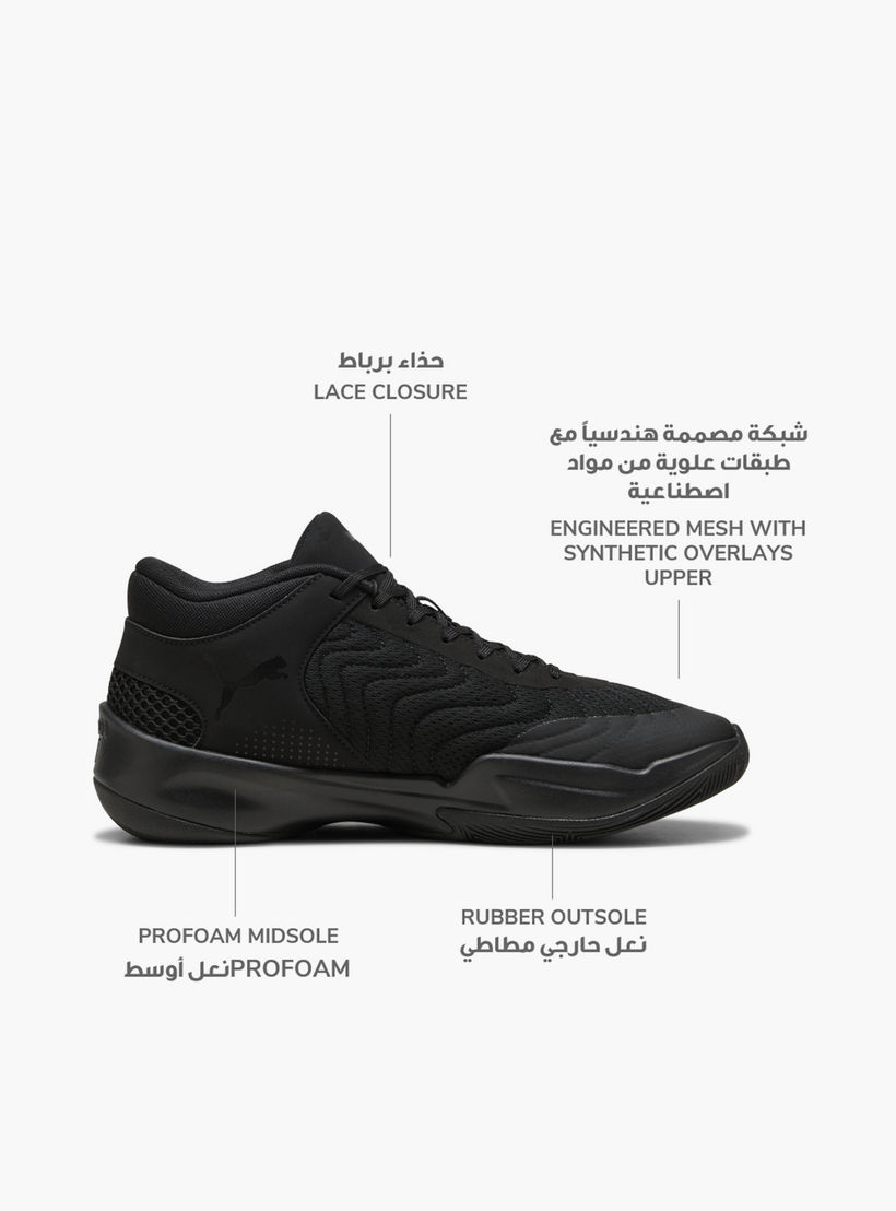 حذاء سنيكرز بكاحل منخفض برباط إغلاق كورت برو 2 للرجال من بوما-sports-men-shoes-image-2